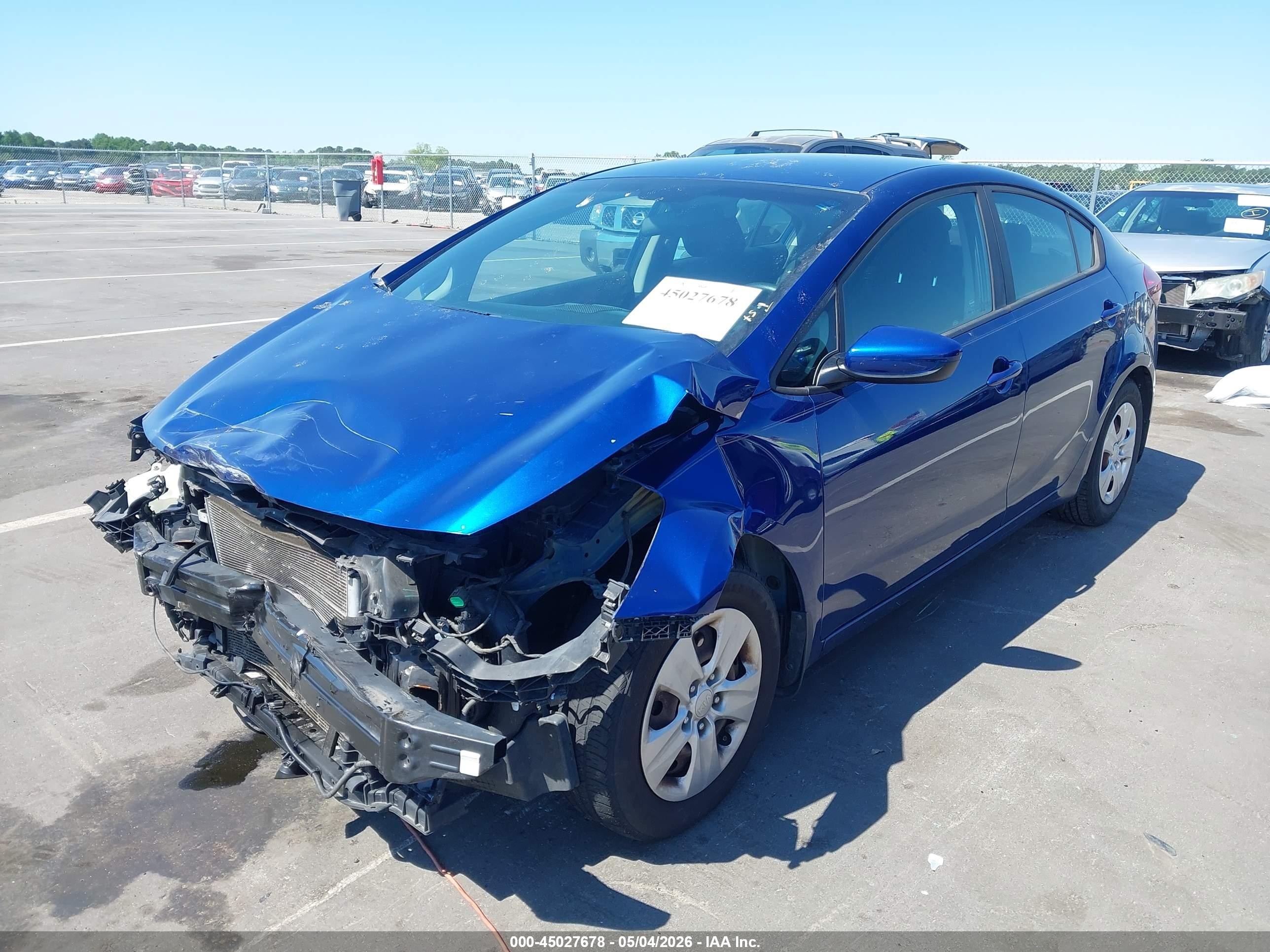 2018 Kia Forte Lx Blue vin: 3KPFL4A73JE209908