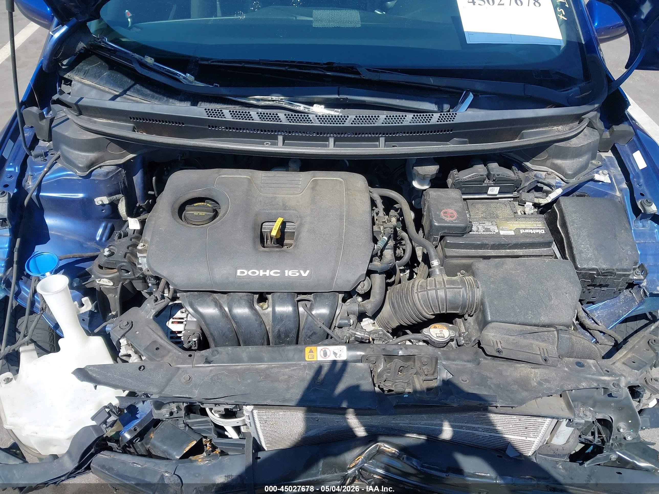 2018 Kia Forte Lx Blue vin: 3KPFL4A73JE209908