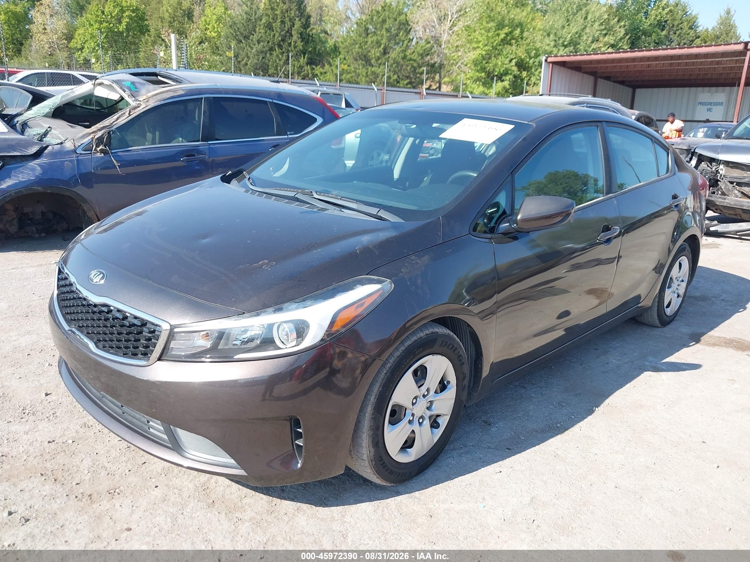2017 Kia Forte Lx Dark Brown vin: 3KPFL4A75HE143081