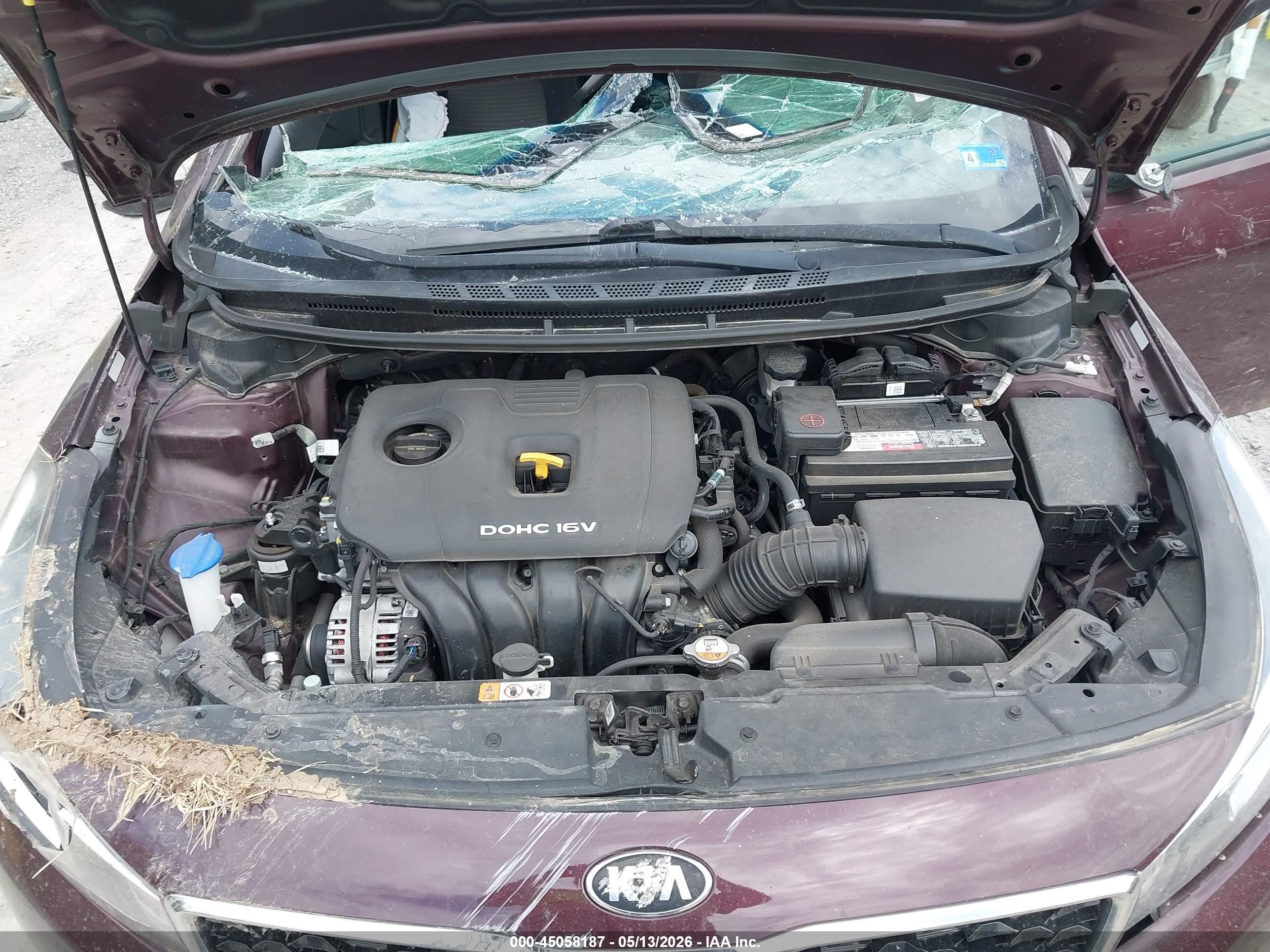 2017 Kia Forte Lx Brown vin: 3KPFL4A77HE157533
