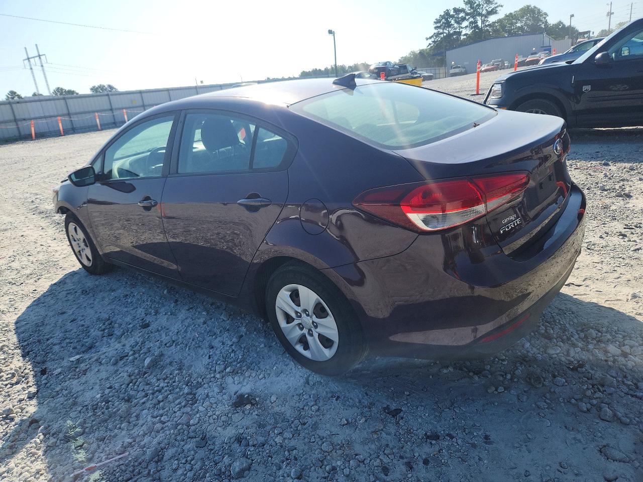 2018 Kia Forte Lx Бордовый vin: 3KPFL4A77JE181756