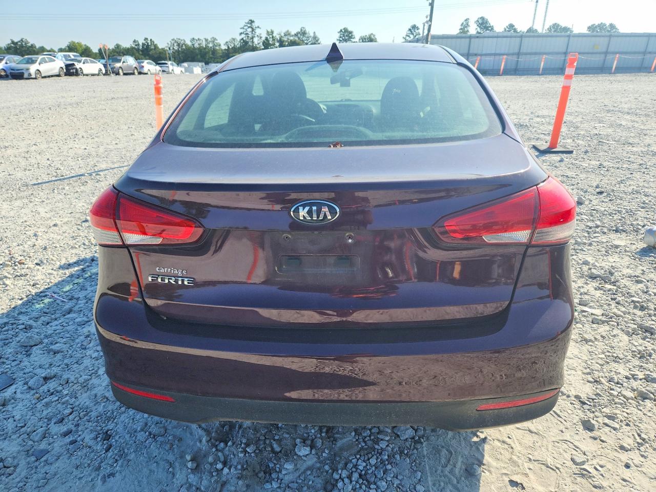 2018 Kia Forte Lx Бордовый vin: 3KPFL4A77JE181756