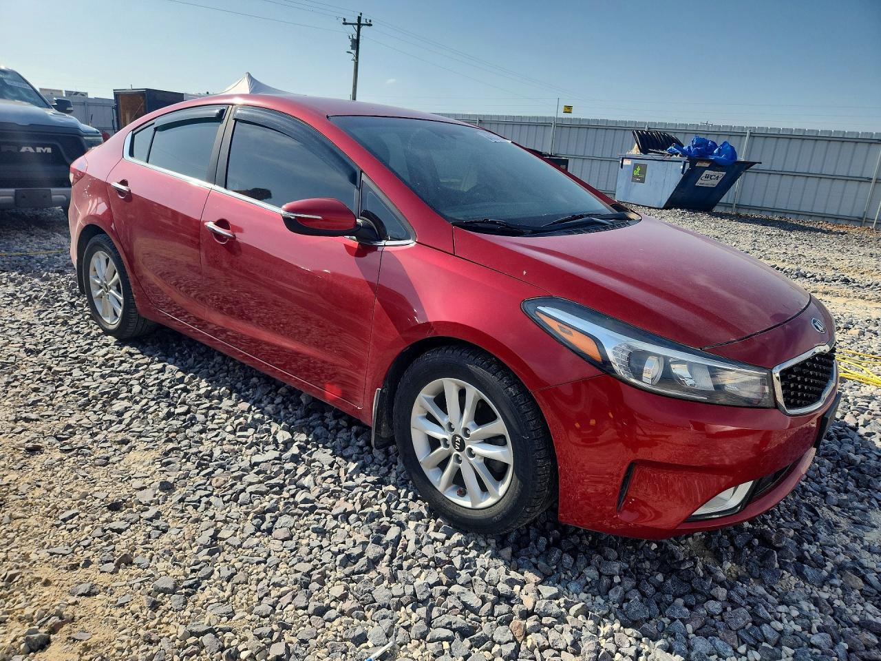 2017 Kia Forte S Red vin: 3KPFL4A79HE062780