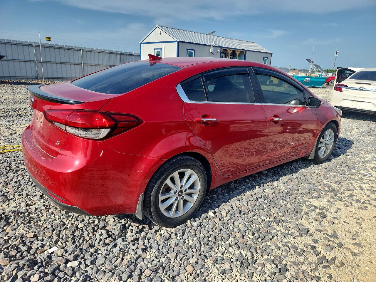 2017 Kia Forte S Red vin: 3KPFL4A79HE062780