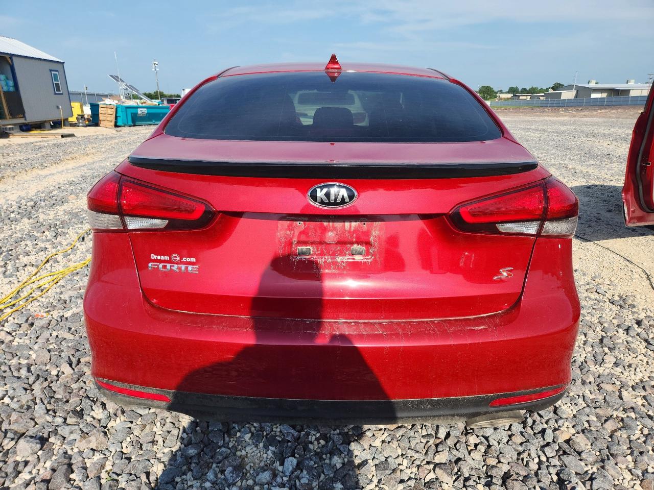 2017 Kia Forte S Red vin: 3KPFL4A79HE062780