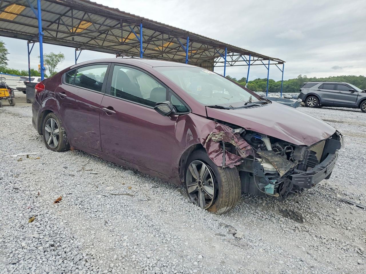 2018 Kia Forte Lx Purple vin: 3KPFL4A79JE244114