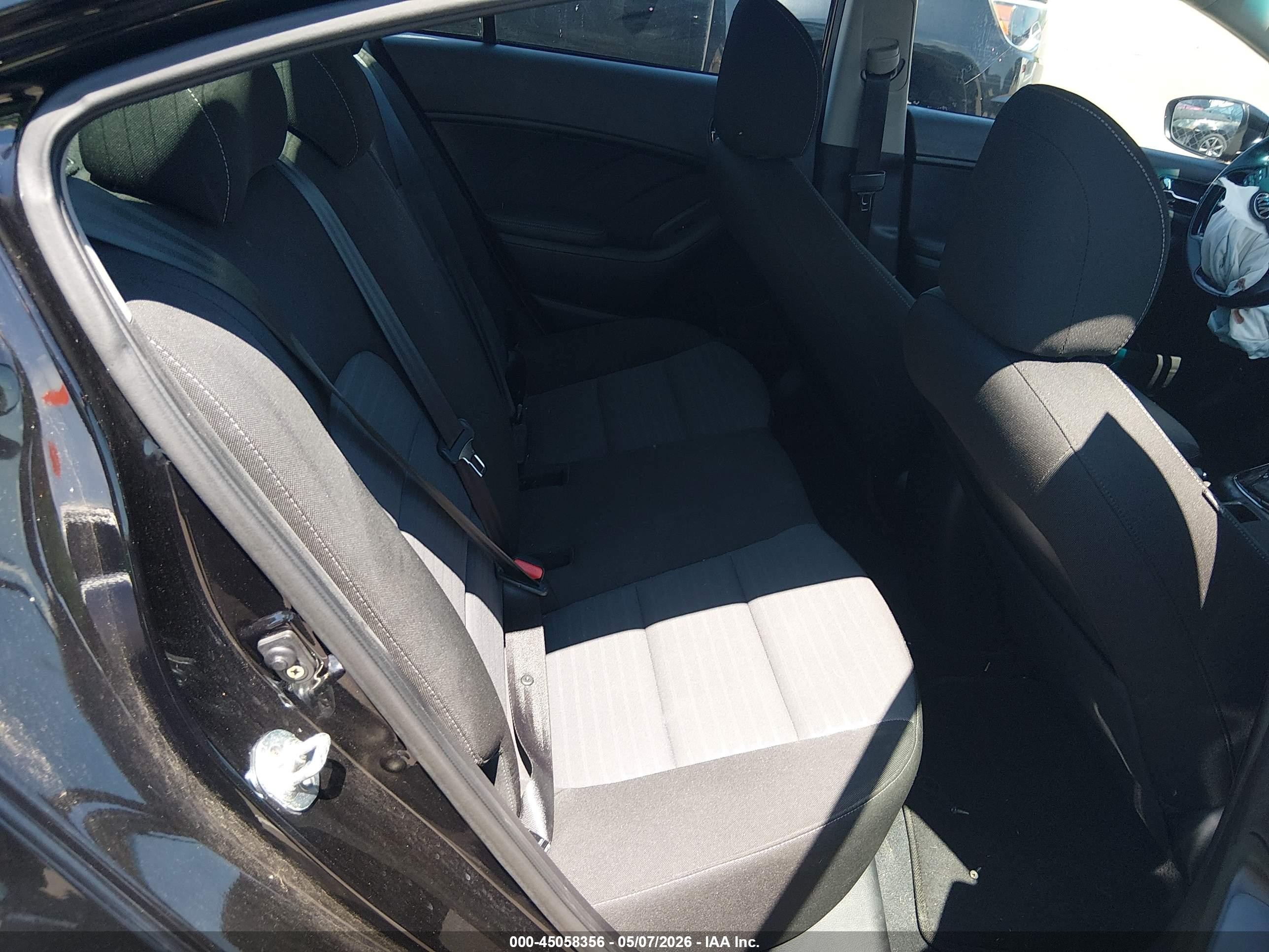 2017 Kia Forte S Черный vin: 3KPFL4A7XHE054266