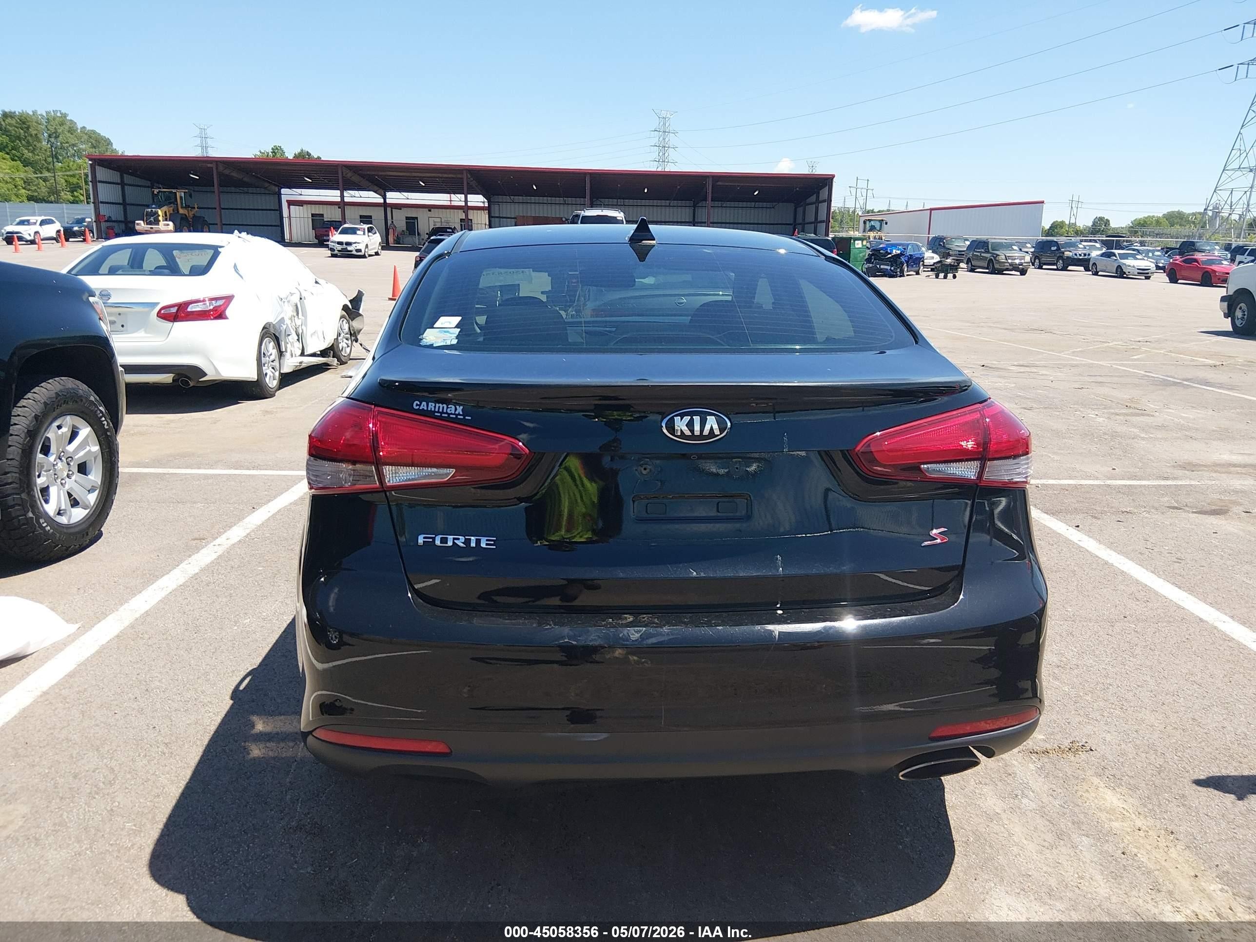 2017 Kia Forte S Черный vin: 3KPFL4A7XHE054266