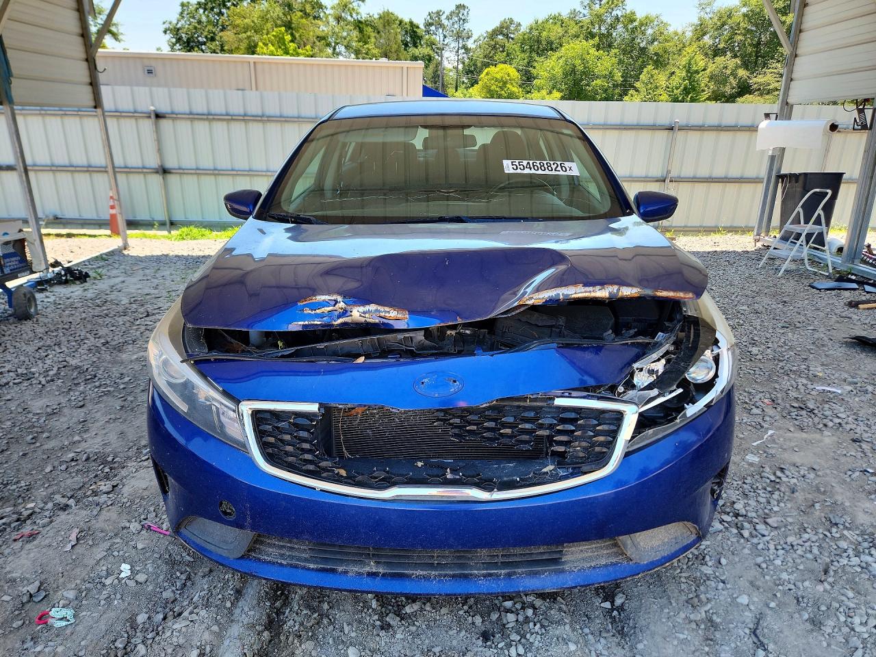 2017 Kia Forte S Blue vin: 3KPFL4A7XHE054350