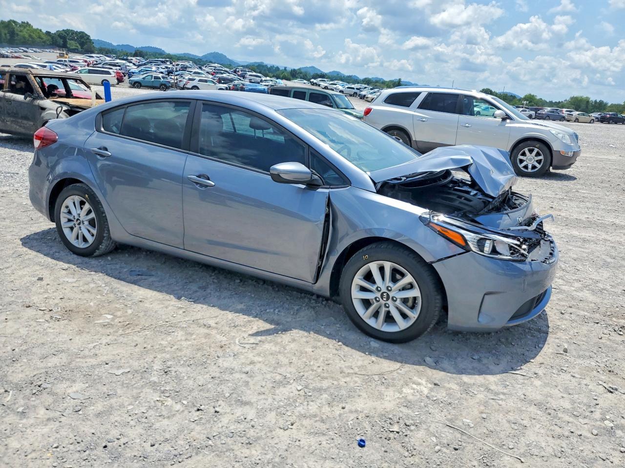 2017 Kia Forte S Charcoal vin: 3KPFL4A7XHE098087
