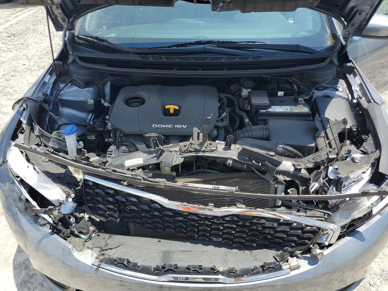 2017 Kia Forte S Charcoal vin: 3KPFL4A7XHE098087