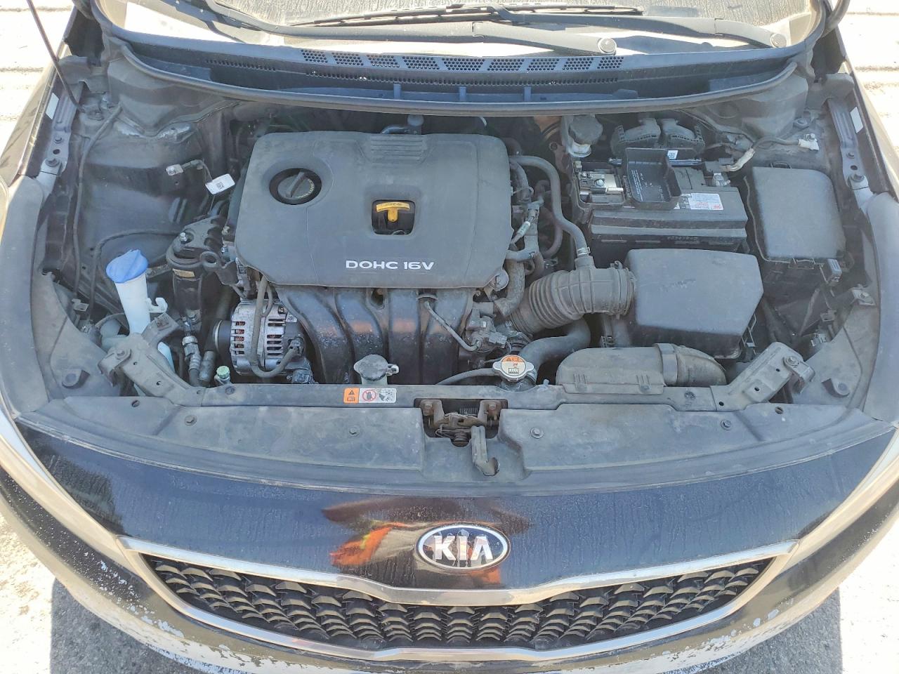2018 Kia Forte Lx Black vin: 3KPFL4A7XJE199345