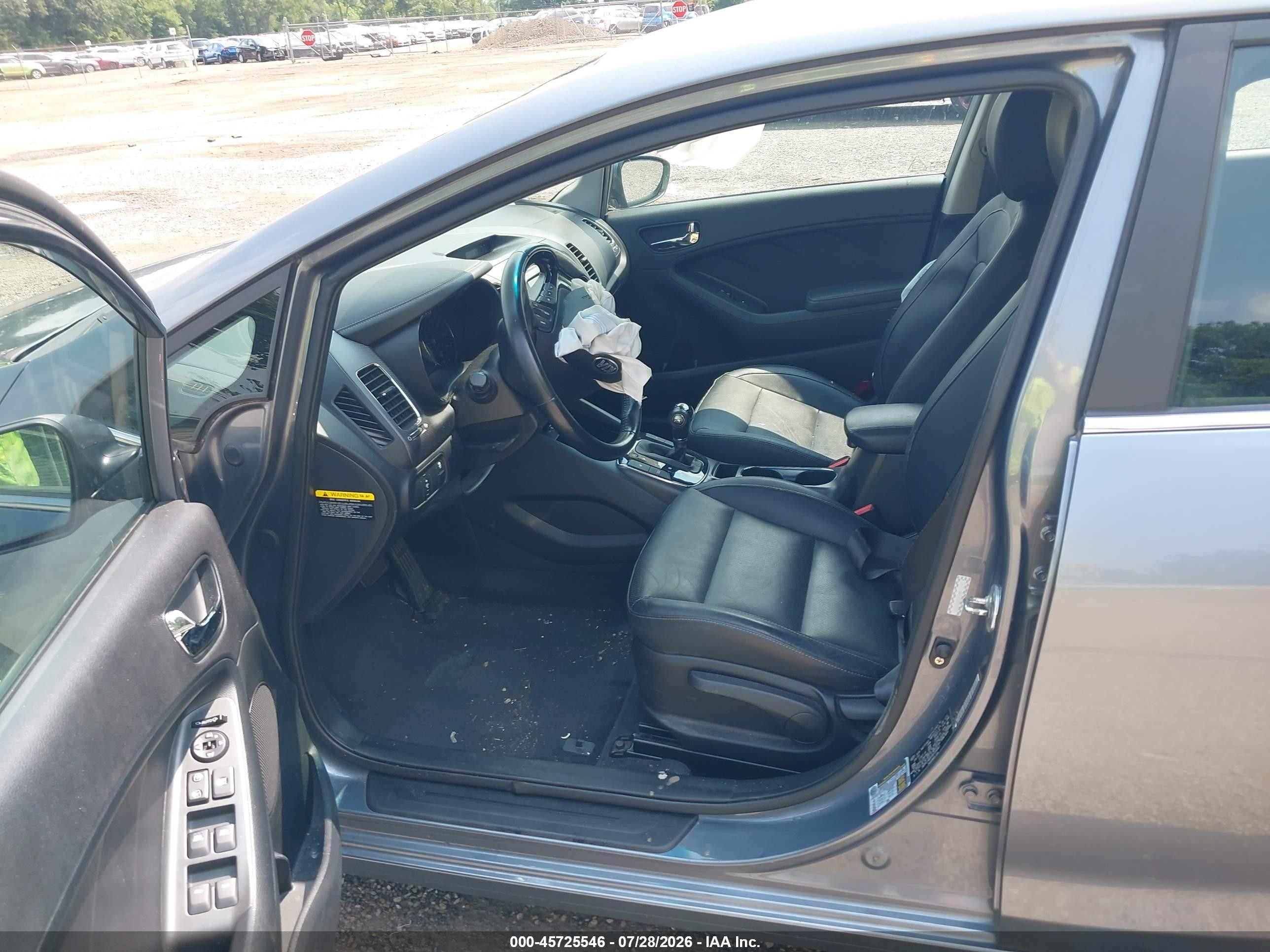 2017 Kia Forte Ex Silver vin: 3KPFL4A81HE054861