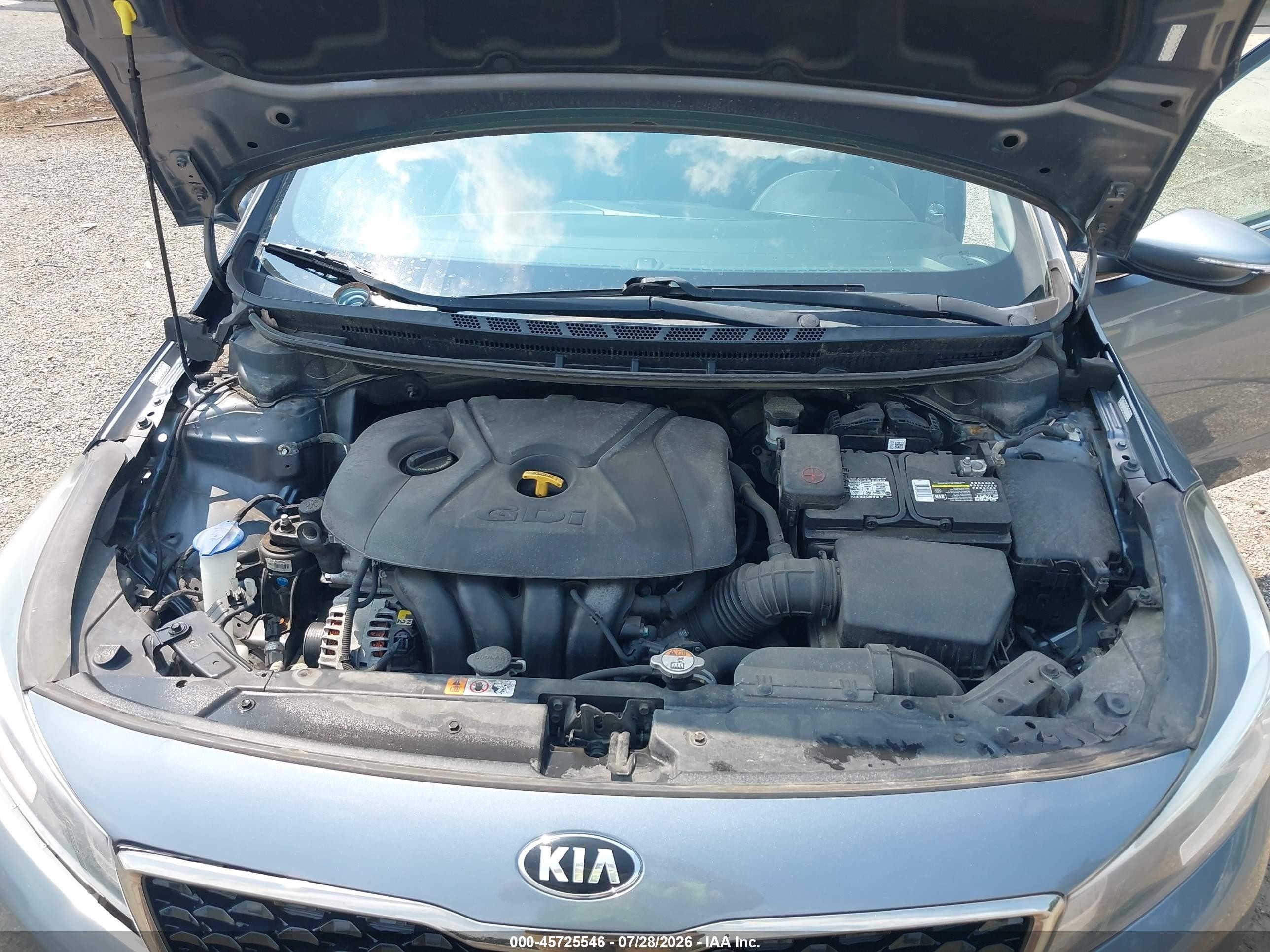 2017 Kia Forte Ex Silver vin: 3KPFL4A81HE054861
