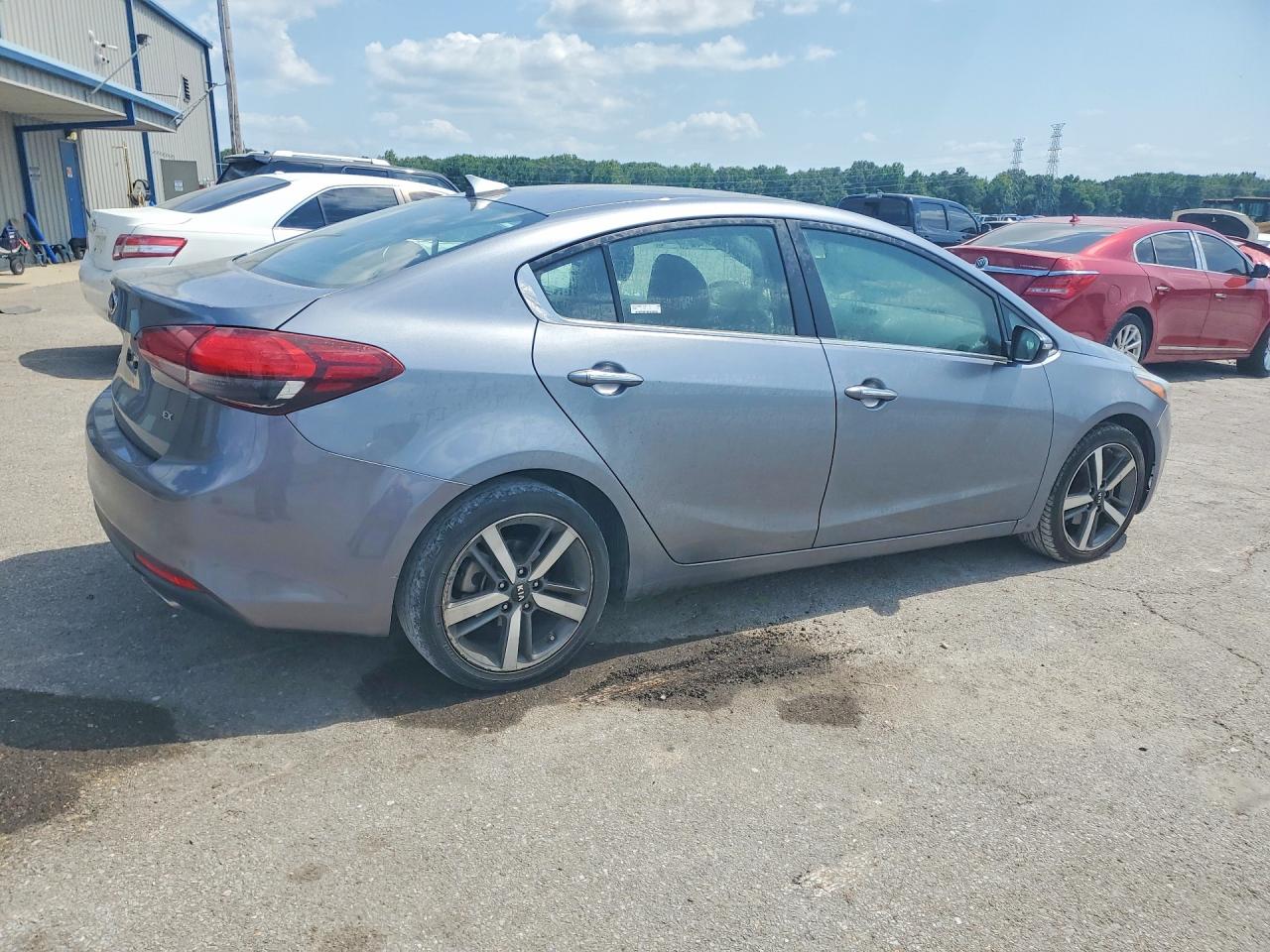 2017 Kia Forte Ex Gray vin: 3KPFL4A81HE088332