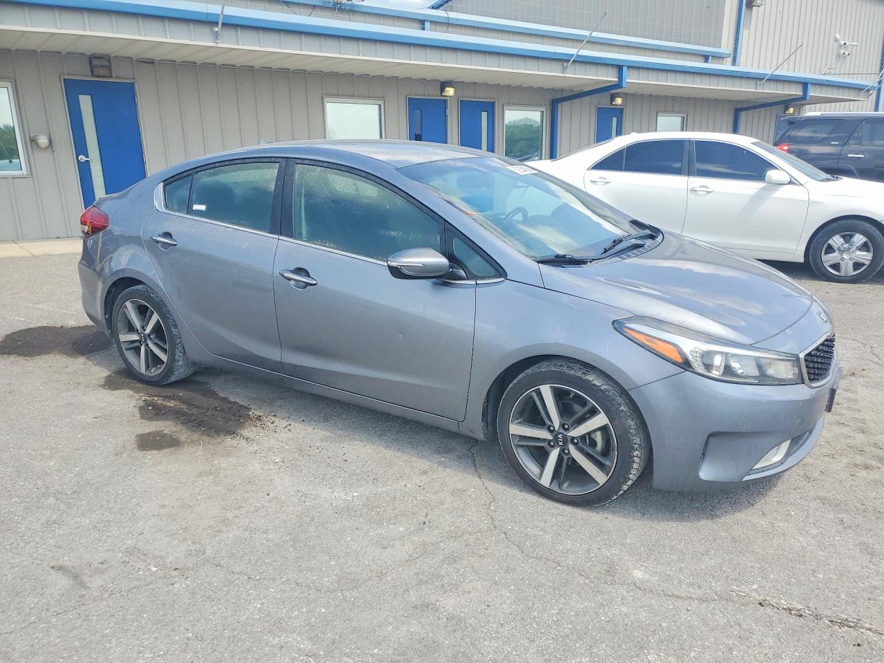 2017 Kia Forte Ex Gray vin: 3KPFL4A81HE088332