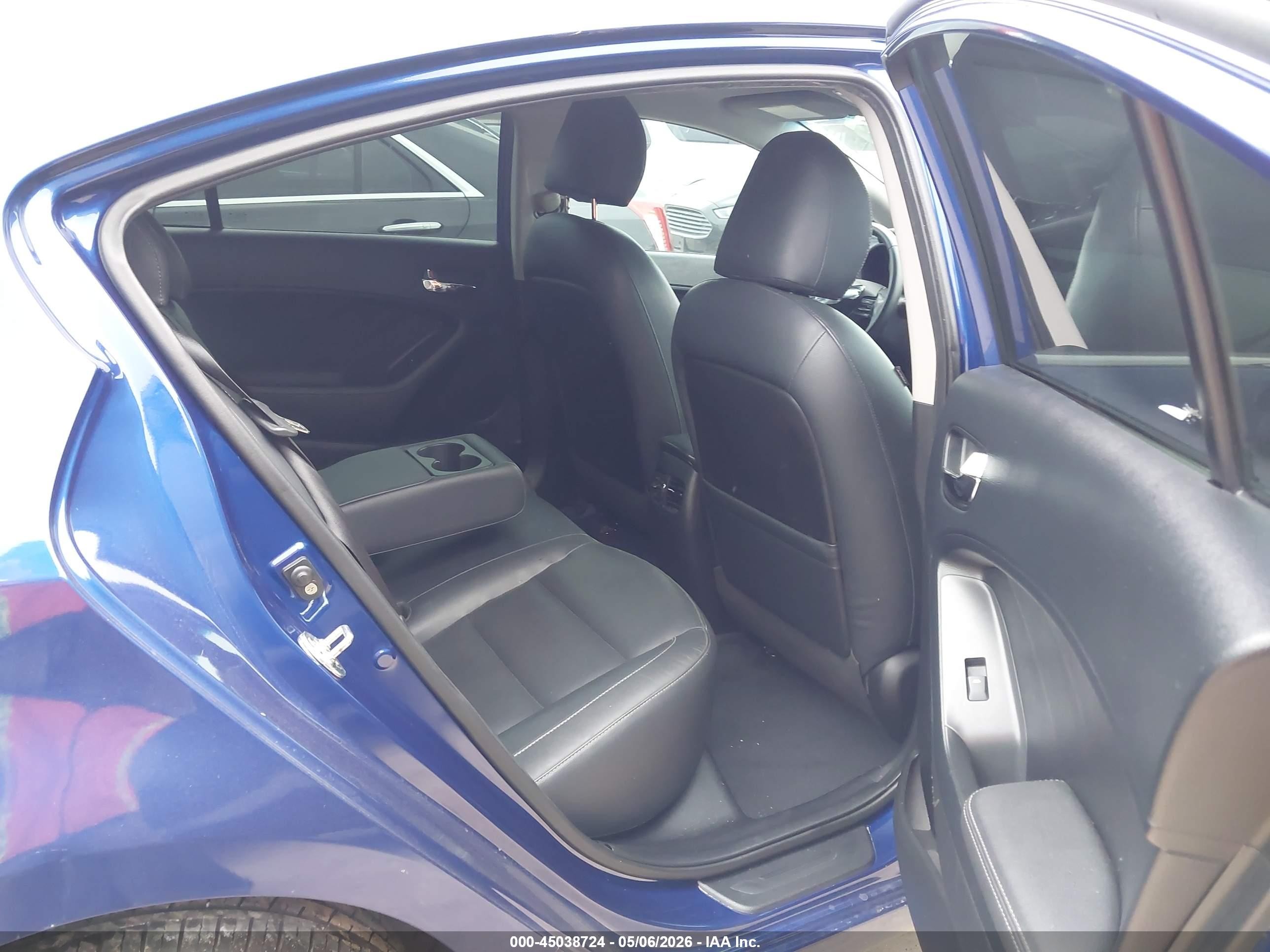 2017 Kia Forte Ex Blue vin: 3KPFL4A84HE038959