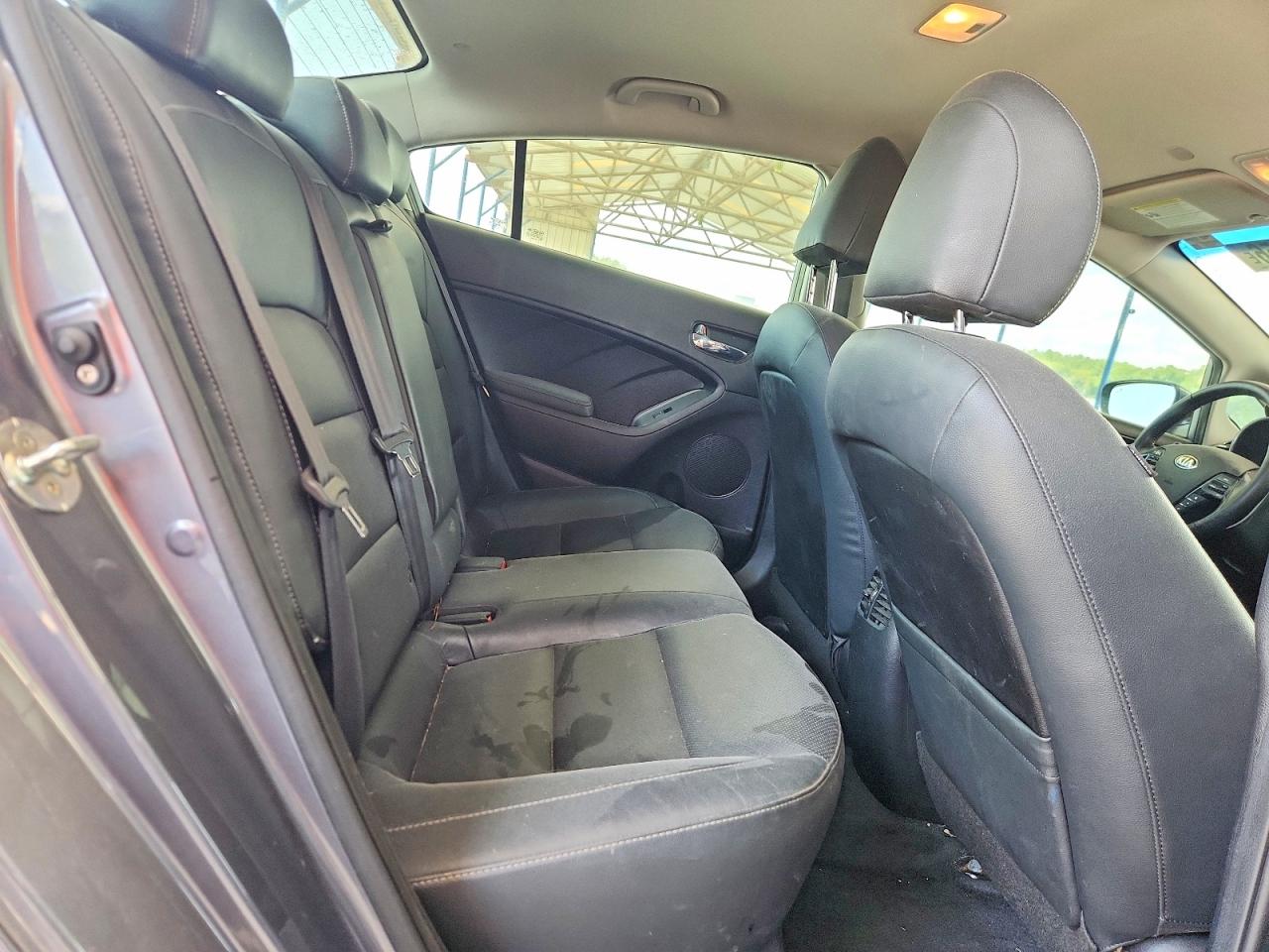 2018 Kia Forte Ex Gray vin: 3KPFL4A86JE189999