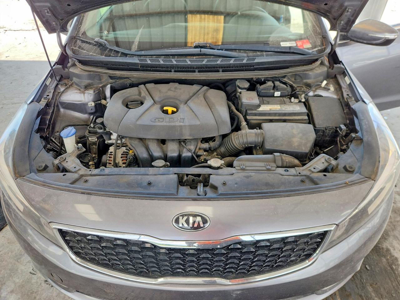 2018 Kia Forte Ex Gray vin: 3KPFL4A86JE189999