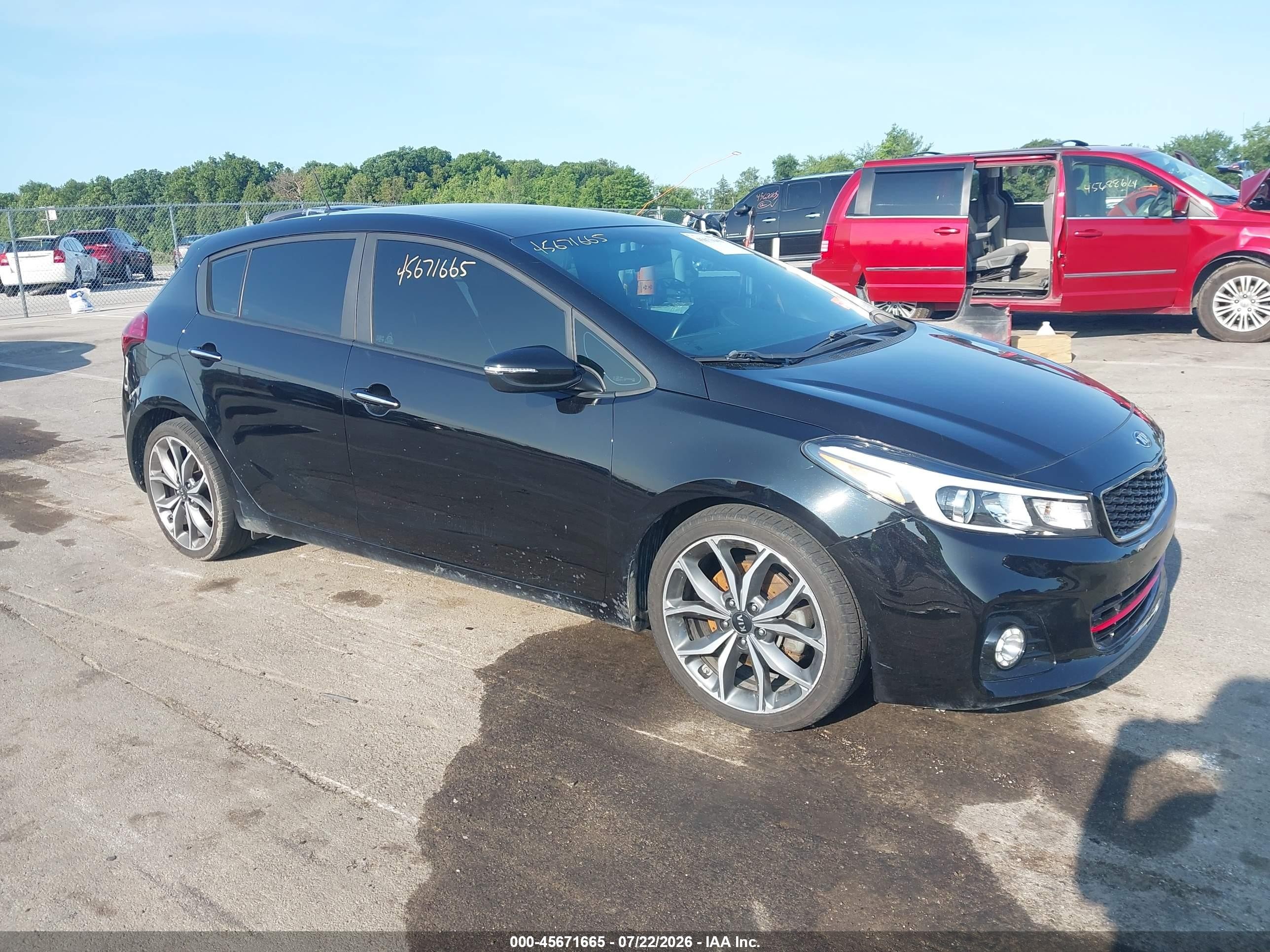 2017 Kia Forte Sx Black vin: 3KPFN5A38HE059124