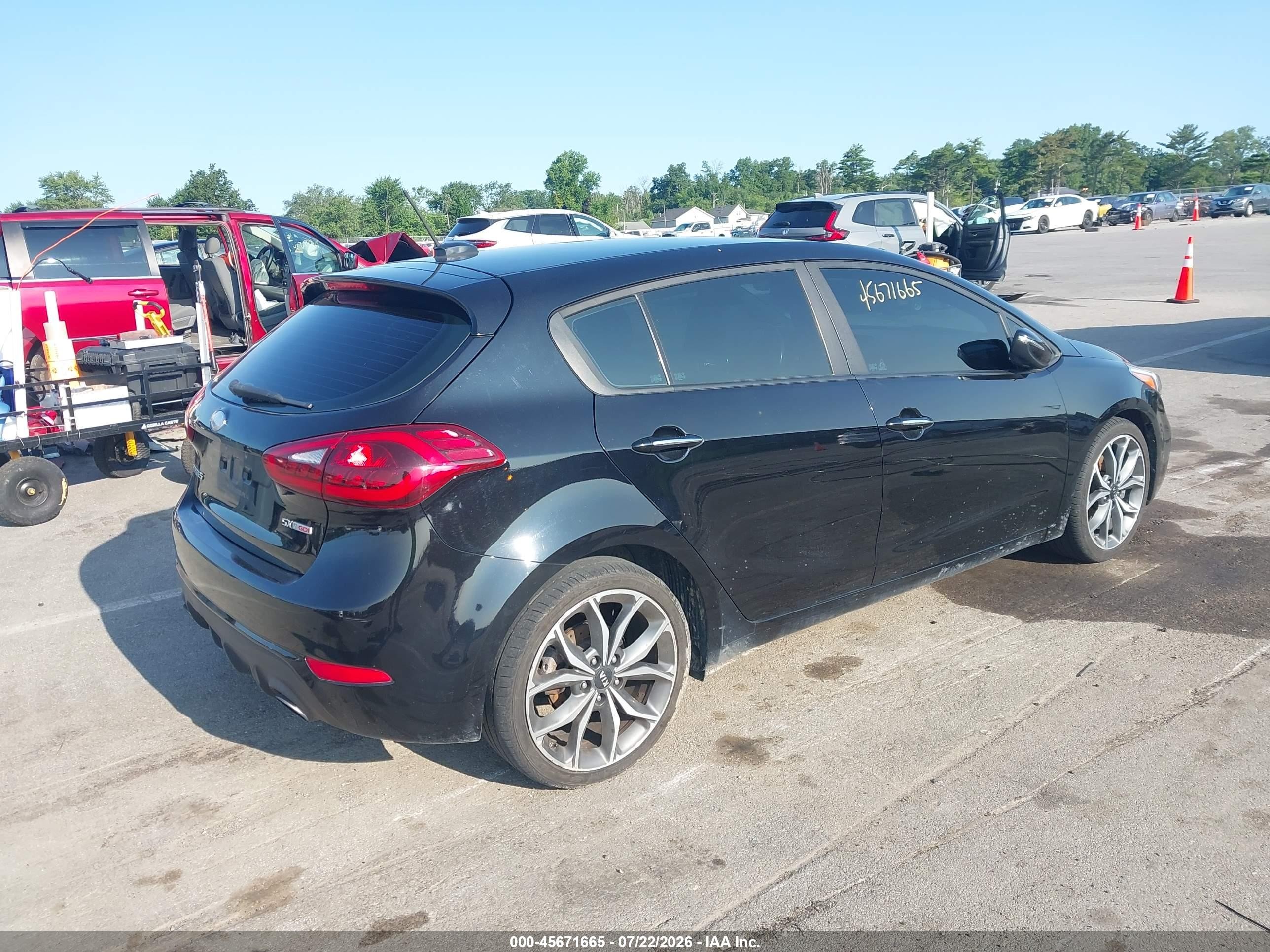 2017 Kia Forte Sx Black vin: 3KPFN5A38HE059124