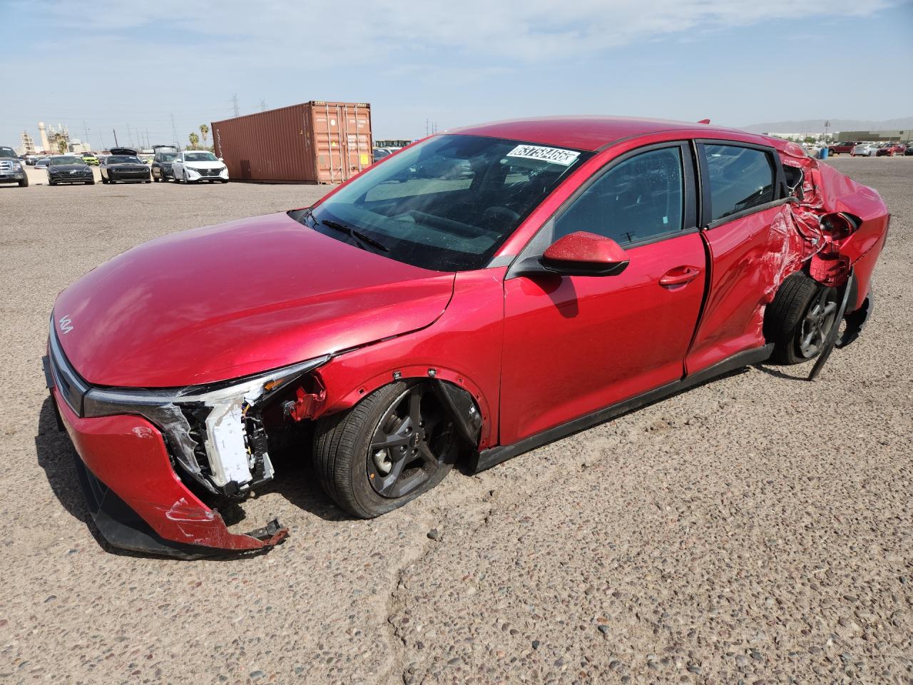 2026 Kia K4 Lxs Red vin: 3KPFT4DE2TE354841 Damage: Left Head Lamp, Broken, Replacement Required