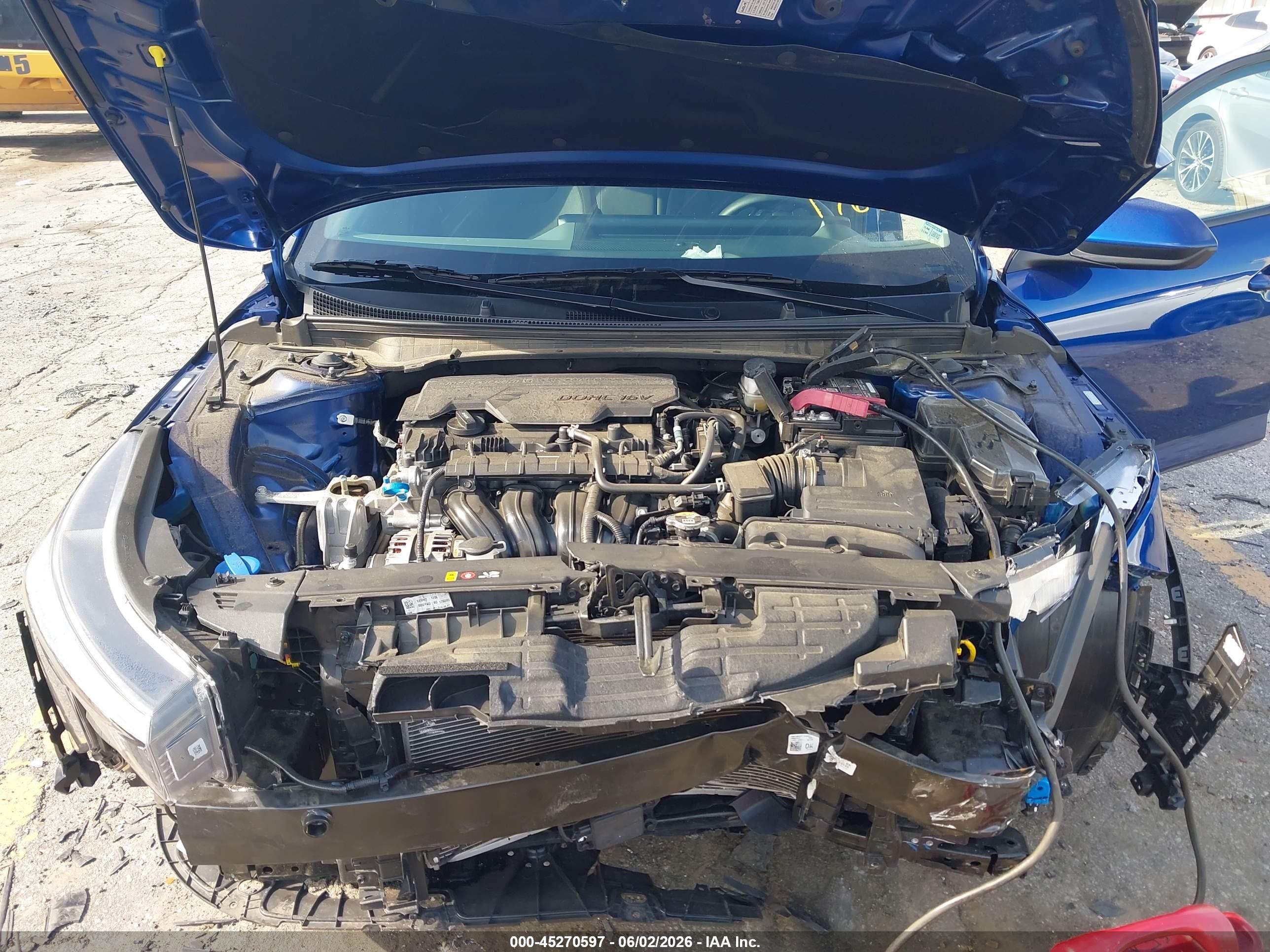 2025 Kia K4 Lxs Синий vin: 3KPFT4DE3SE176503