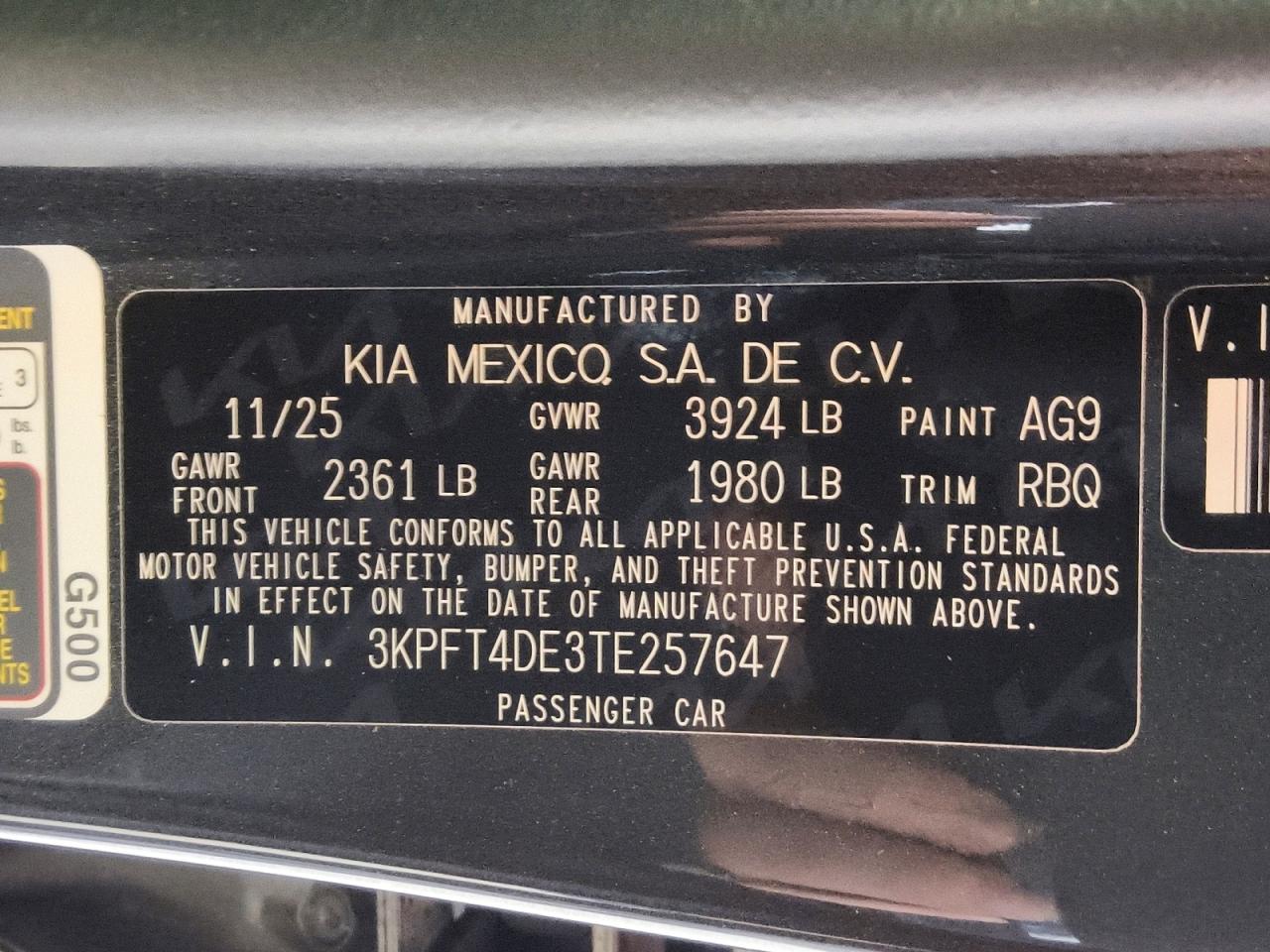 2026 Kia K4 Lxs Gray vin: 3KPFT4DE3TE257647