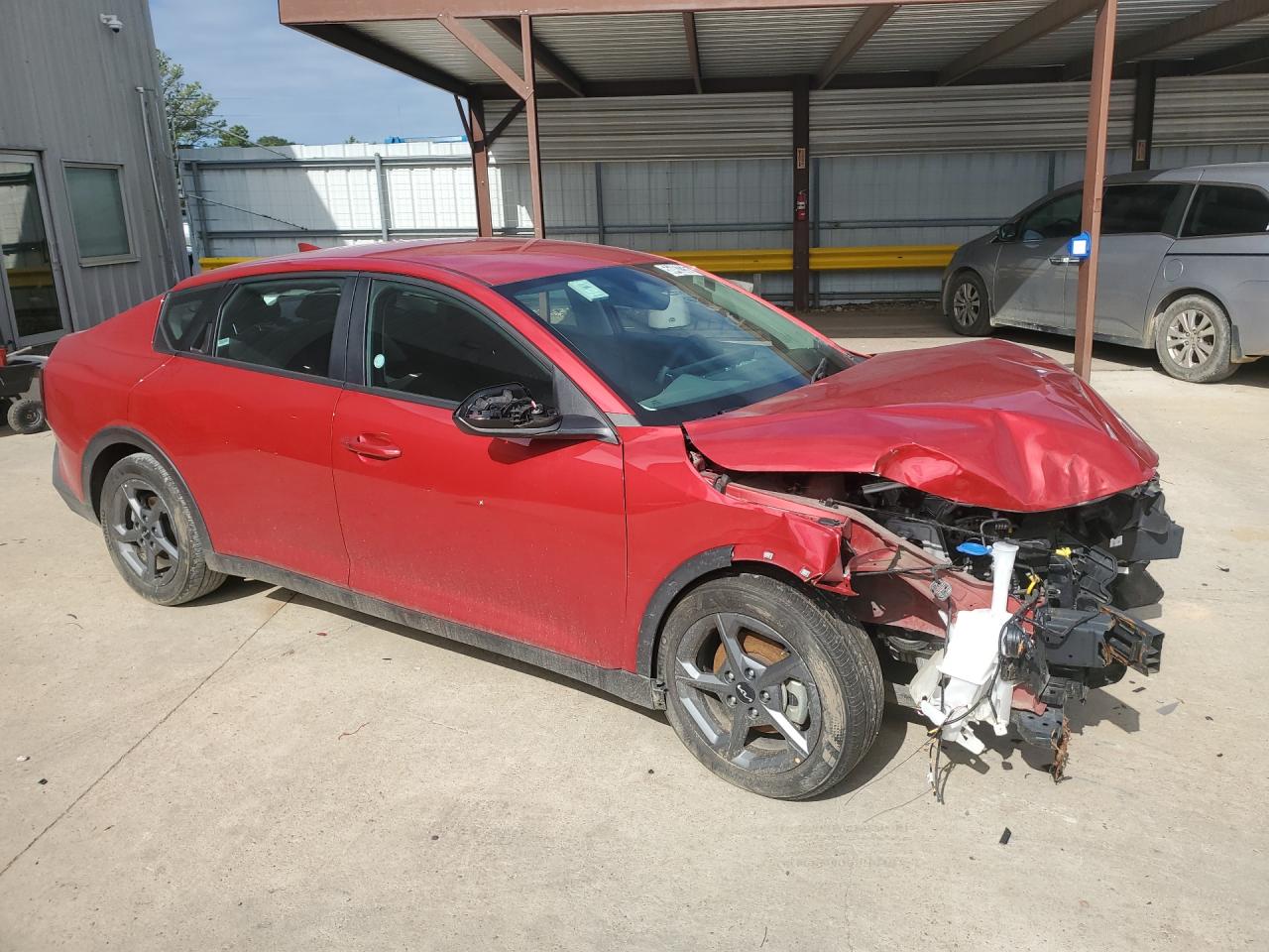2025 Kia K4 Lxs Red vin: 3KPFT4DE5SE039983 Damage: Right Front Wheel Opening Mldg, Broken, Replacement Required