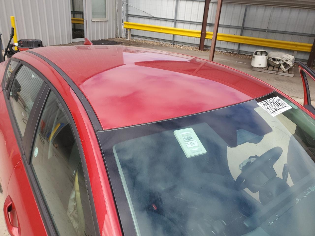 2025 Kia K4 Lxs Red vin: 3KPFT4DE5SE039983 Damage: Roof, Chipped, 6