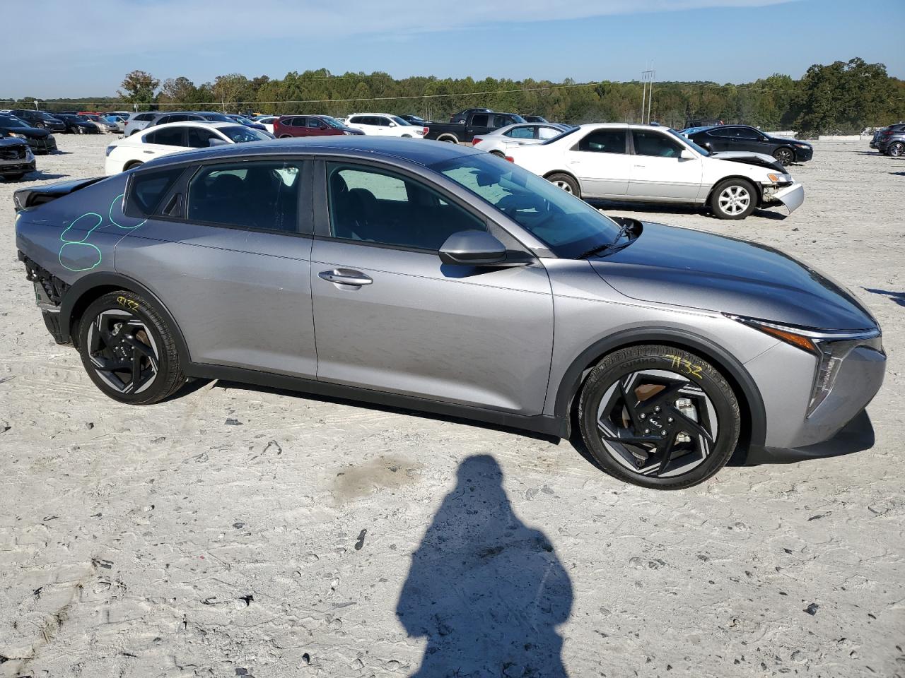 2025 Kia K4 Ex Gray vin: 3KPFU4DE6SE018525