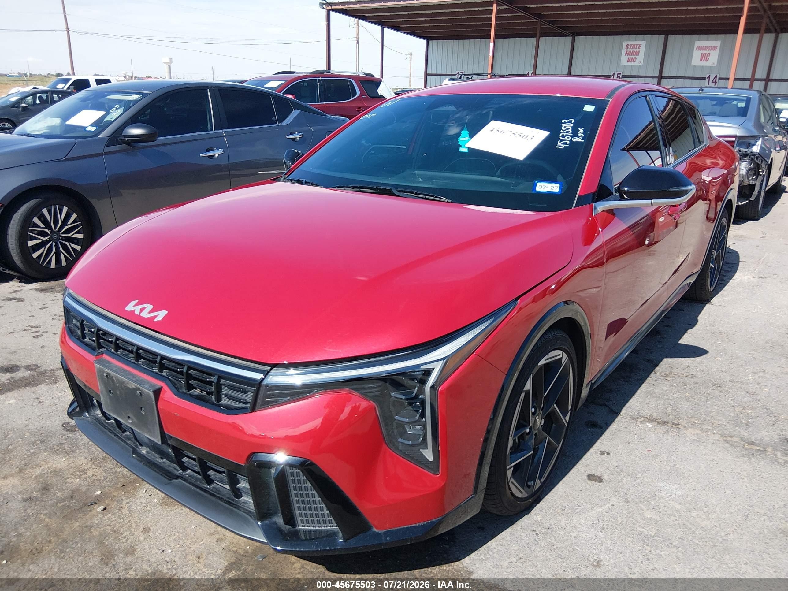 2025 Kia K4 Gt-line Red vin: 3KPFW4DE6SE158536