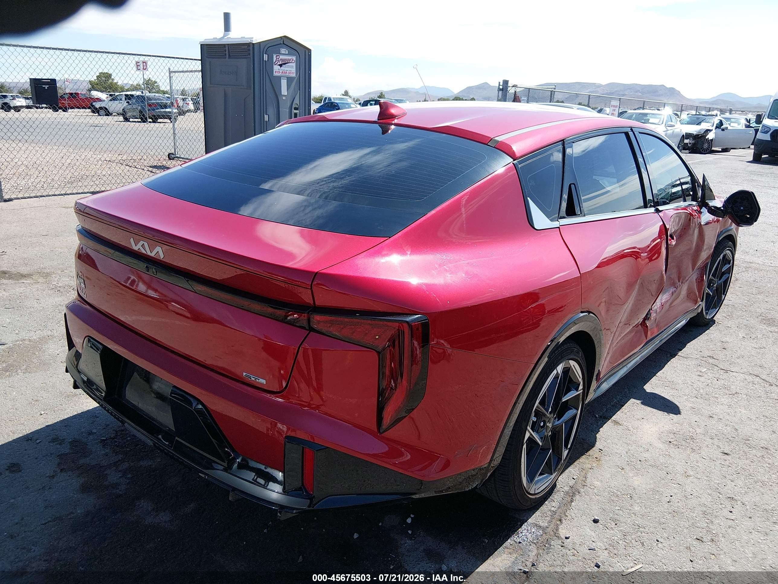 2025 Kia K4 Gt-line Red vin: 3KPFW4DE6SE158536