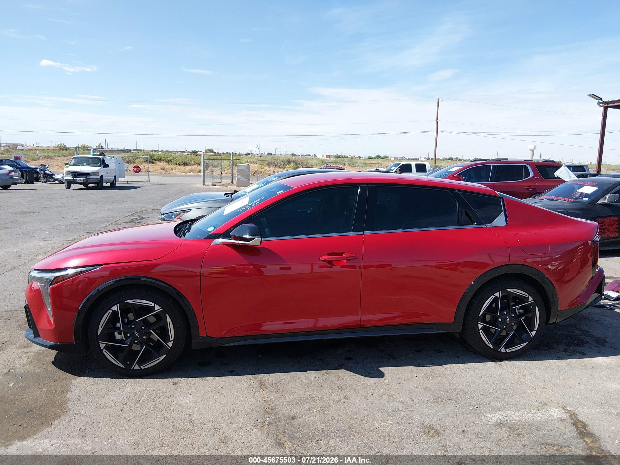 2025 Kia K4 Gt-line Red vin: 3KPFW4DE6SE158536