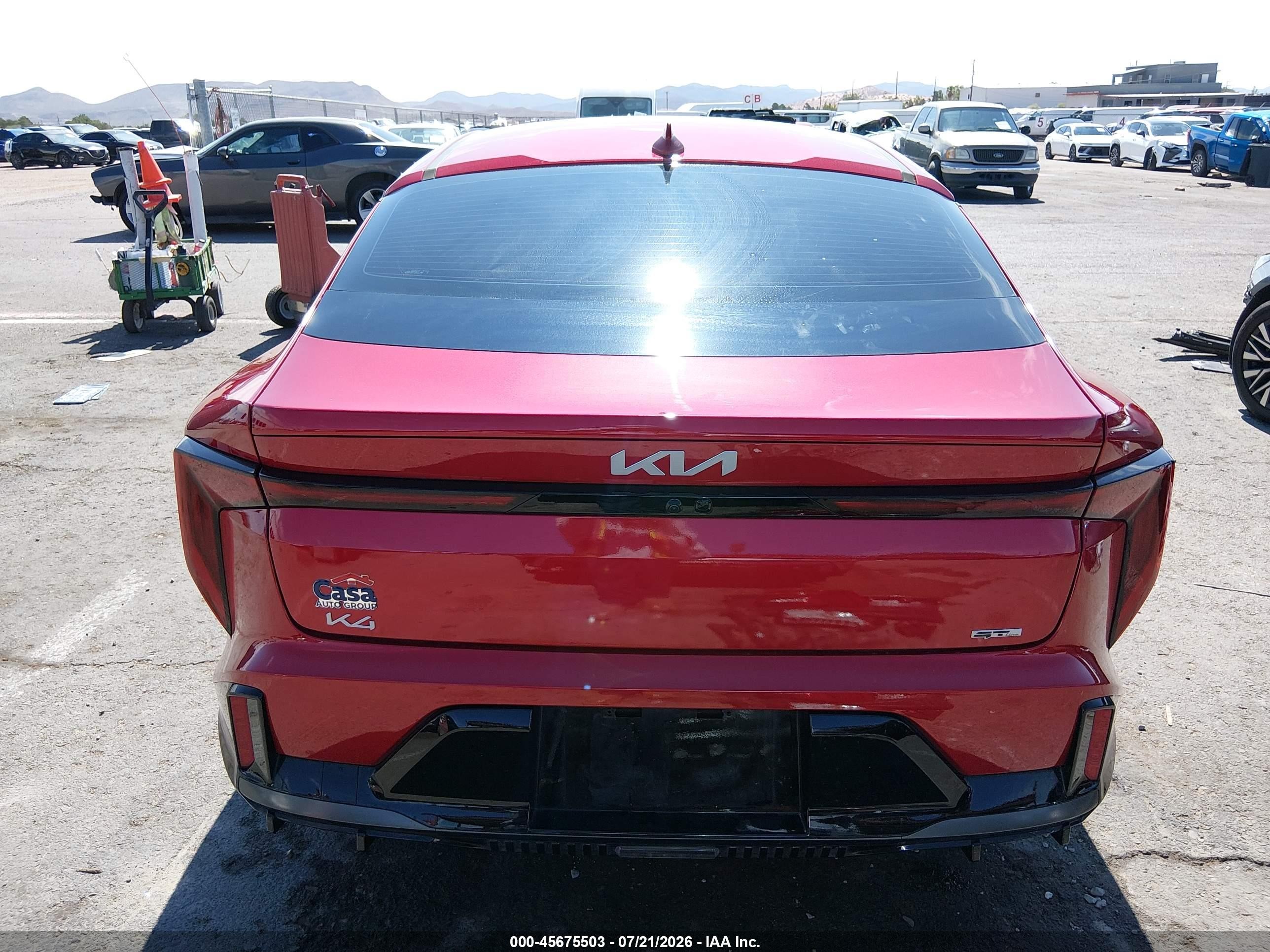 2025 Kia K4 Gt-line Red vin: 3KPFW4DE6SE158536