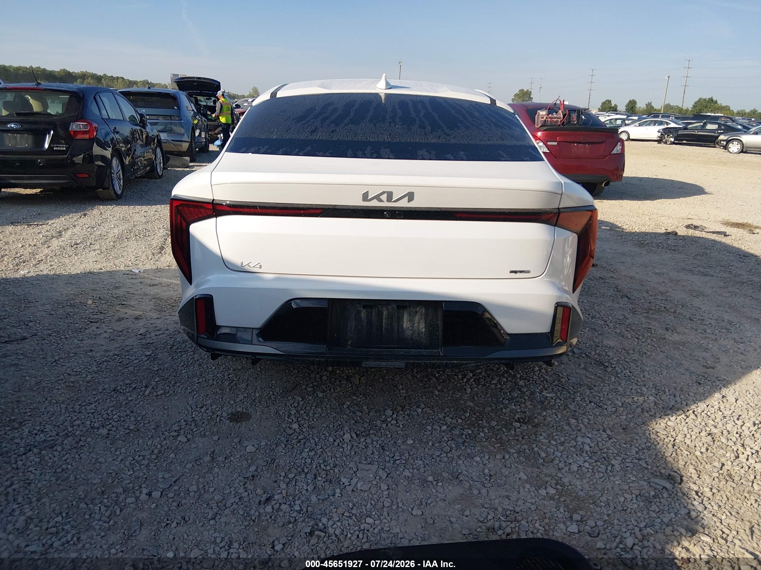2025 Kia K4 Gt-line White vin: 3KPFW4DE9SE053523