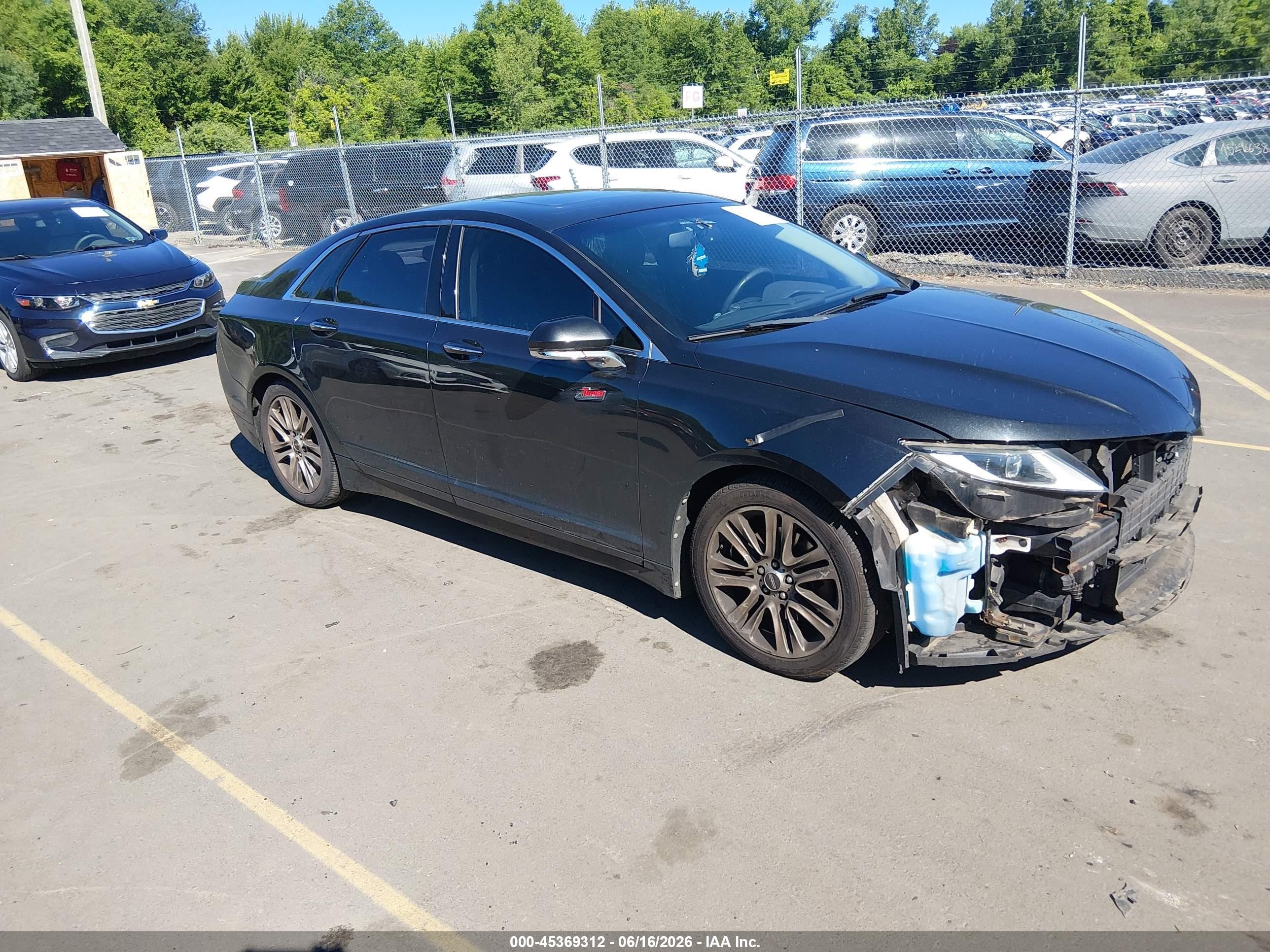 2013 Lincoln Mkz   Black vin: 3LN6L2G90DR804799
