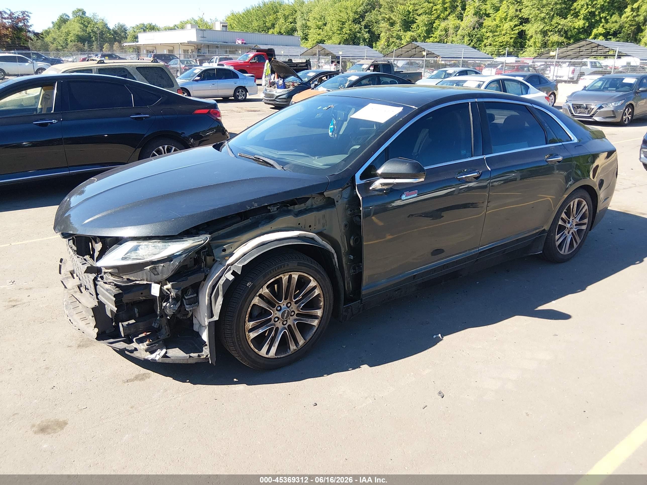 2013 Lincoln Mkz   Black vin: 3LN6L2G90DR804799