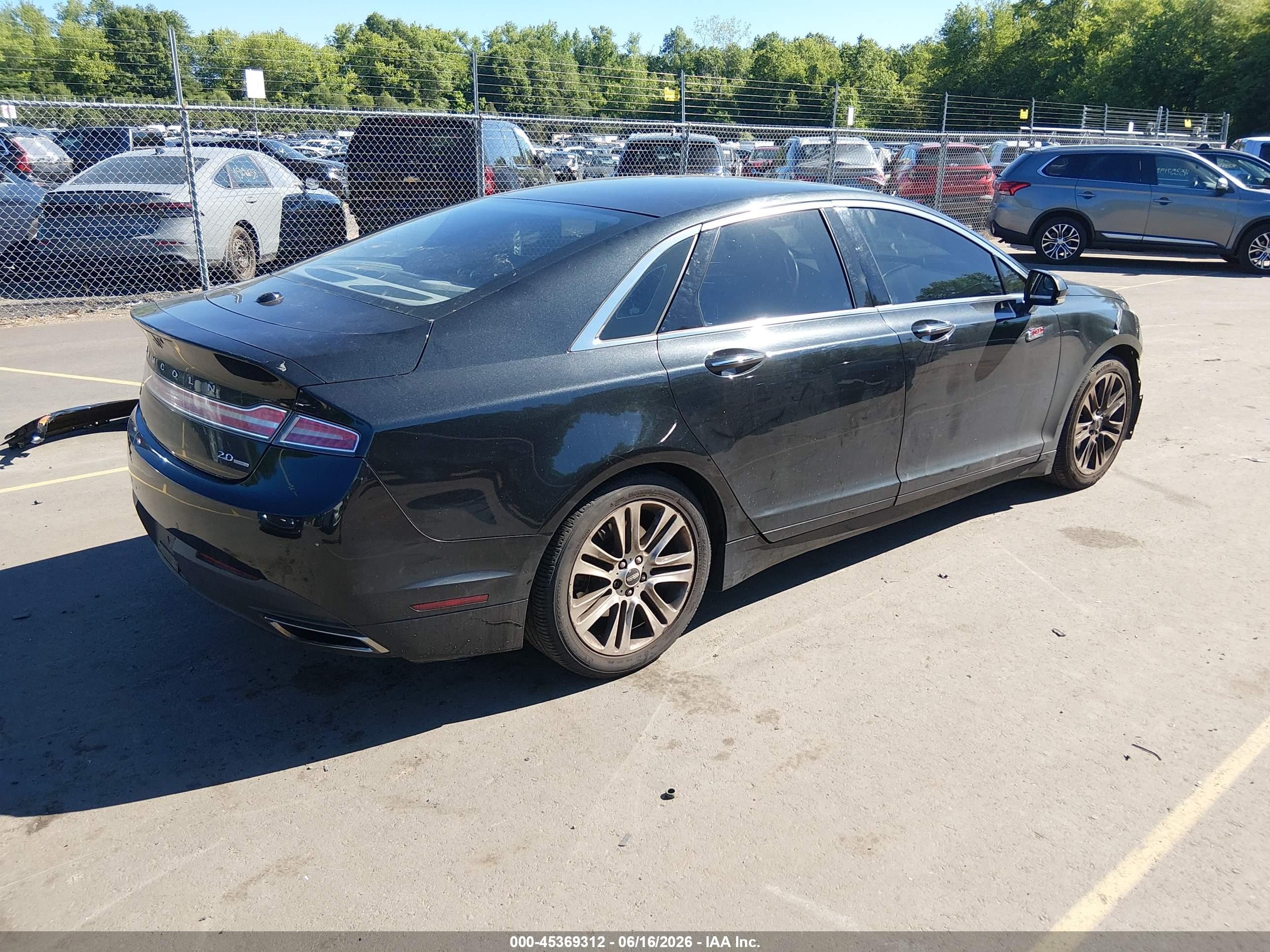 2013 Lincoln Mkz   Black vin: 3LN6L2G90DR804799