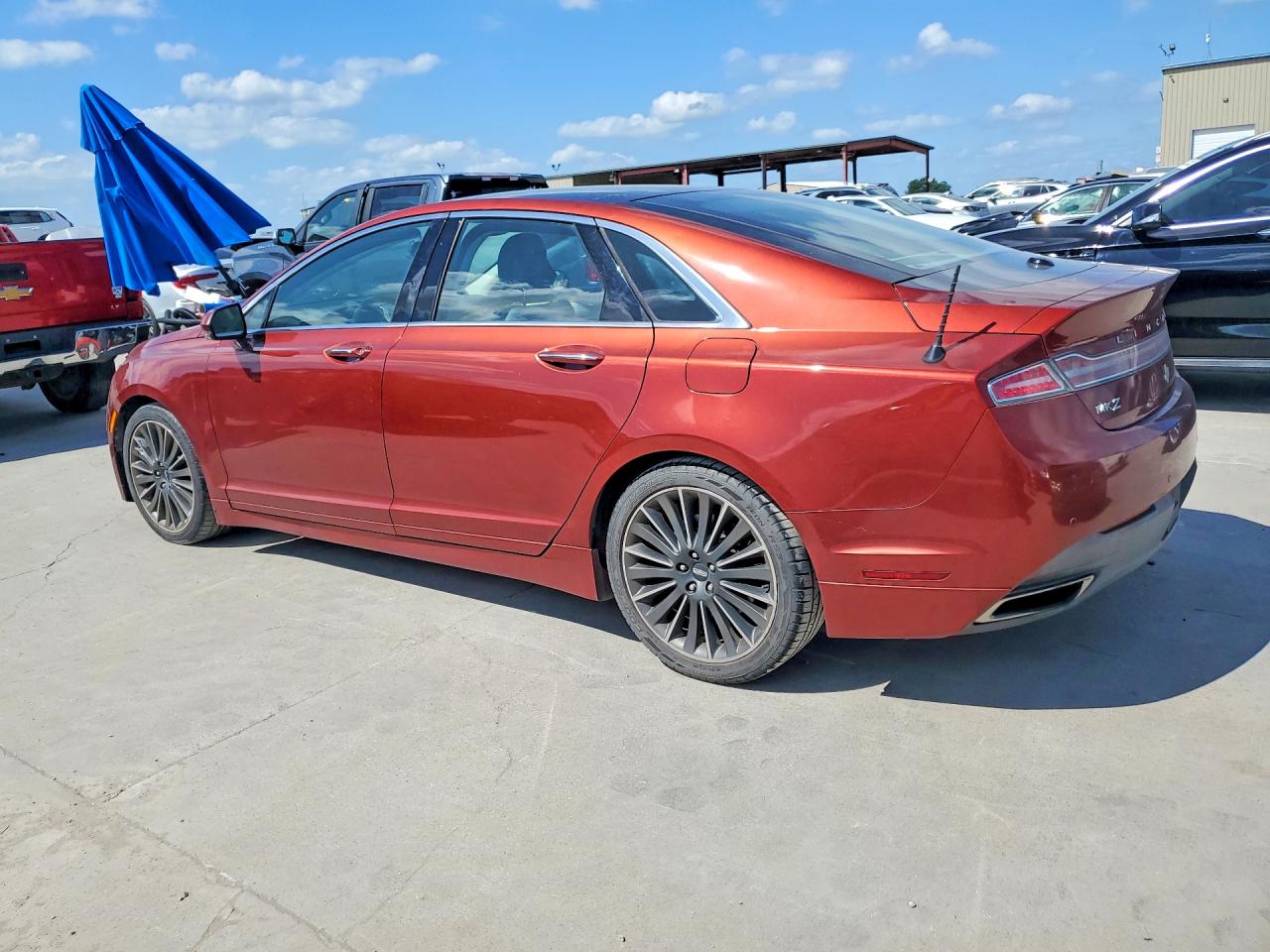 2014 Lincoln Mkz Red vin: 3LN6L2G90ER809034
