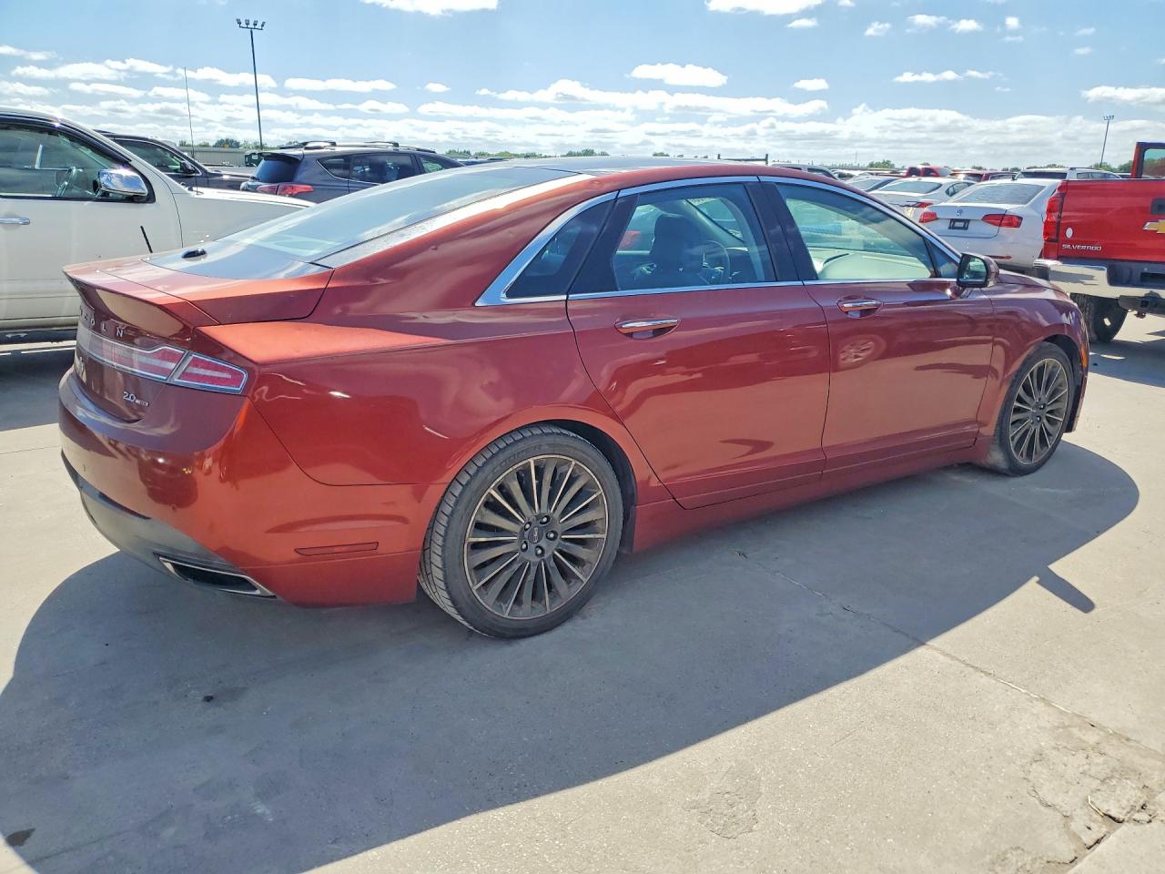 2014 Lincoln Mkz Red vin: 3LN6L2G90ER809034