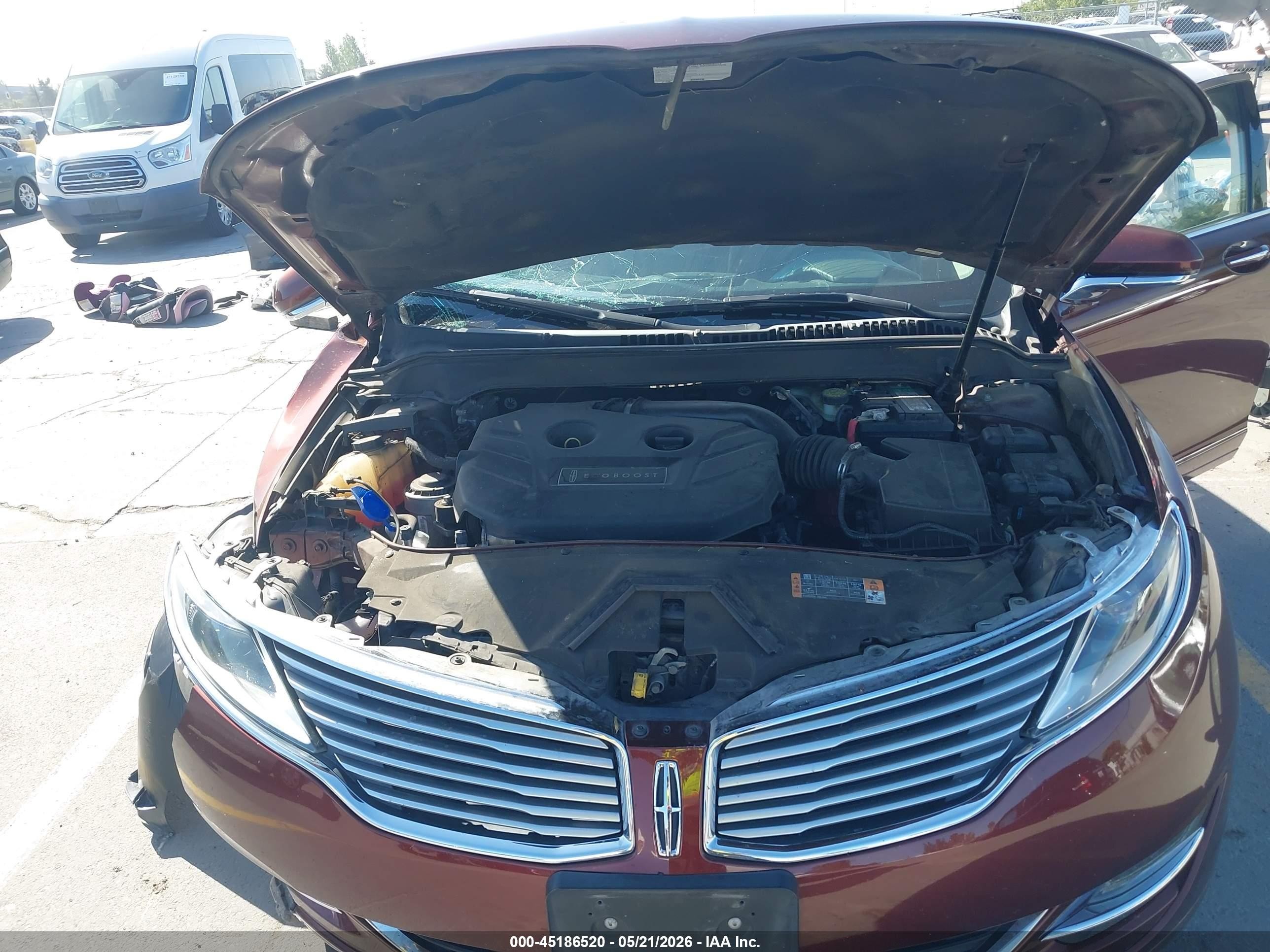 2015 Lincoln Mkz   Red vin: 3LN6L2G90FR604542