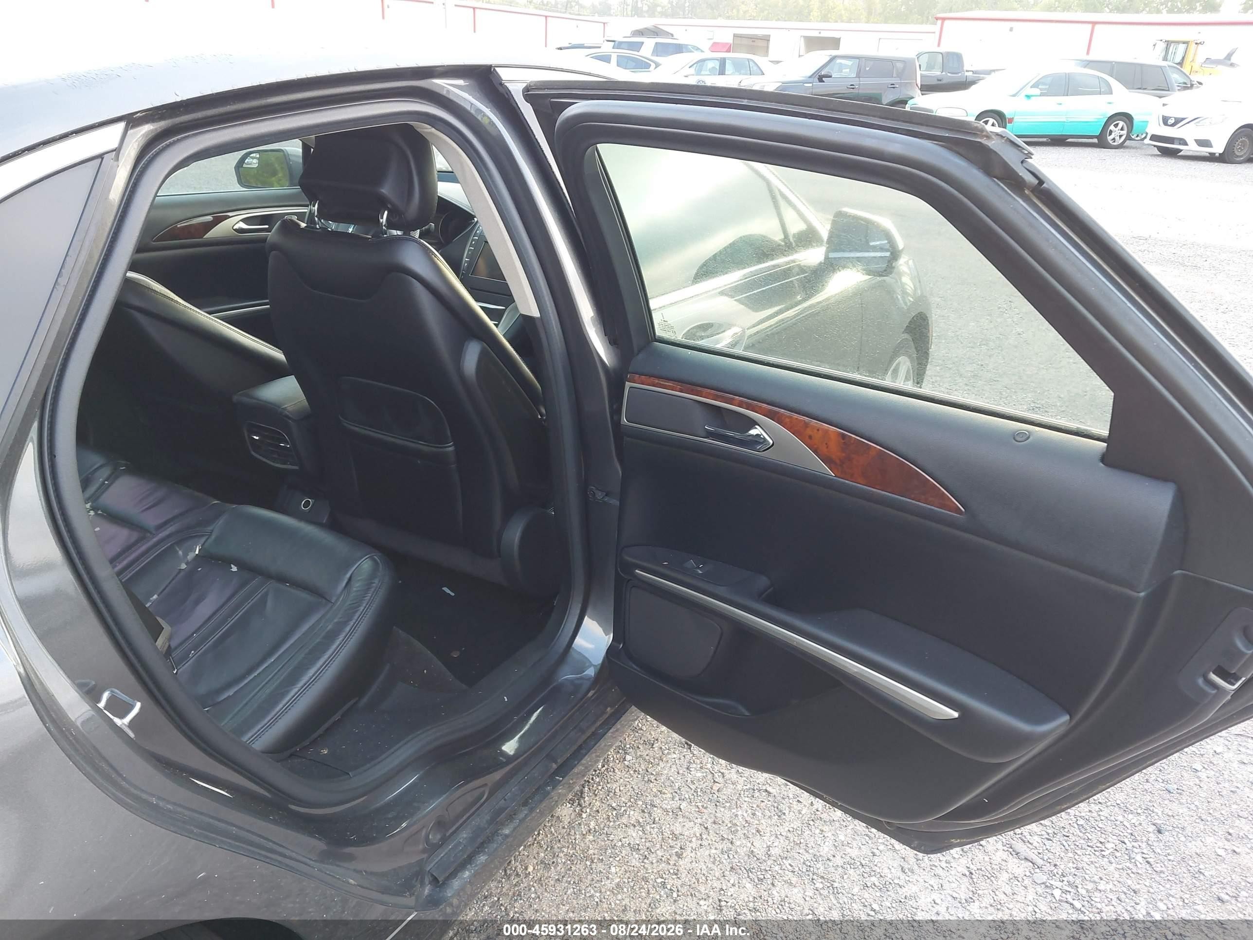 2015 Lincoln Mkz   Серый vin: 3LN6L2G90FR611961