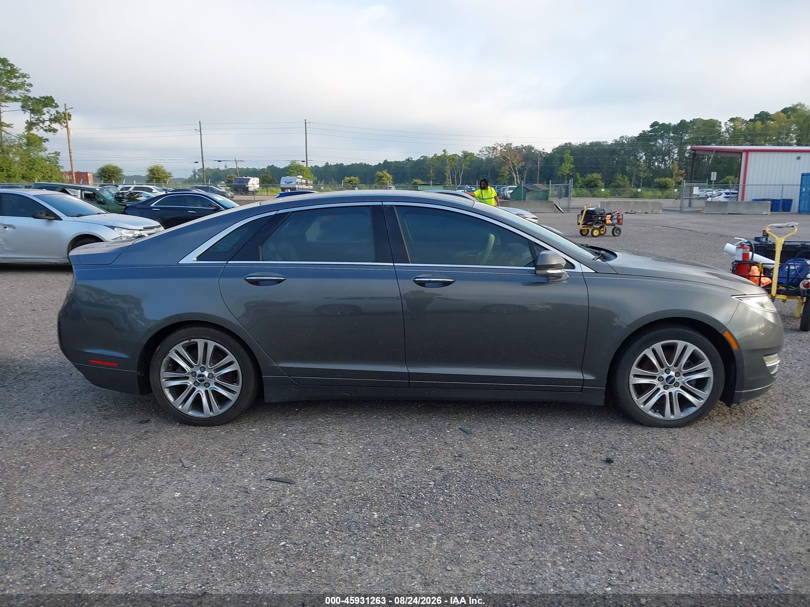 2015 Lincoln Mkz   Серый vin: 3LN6L2G90FR611961