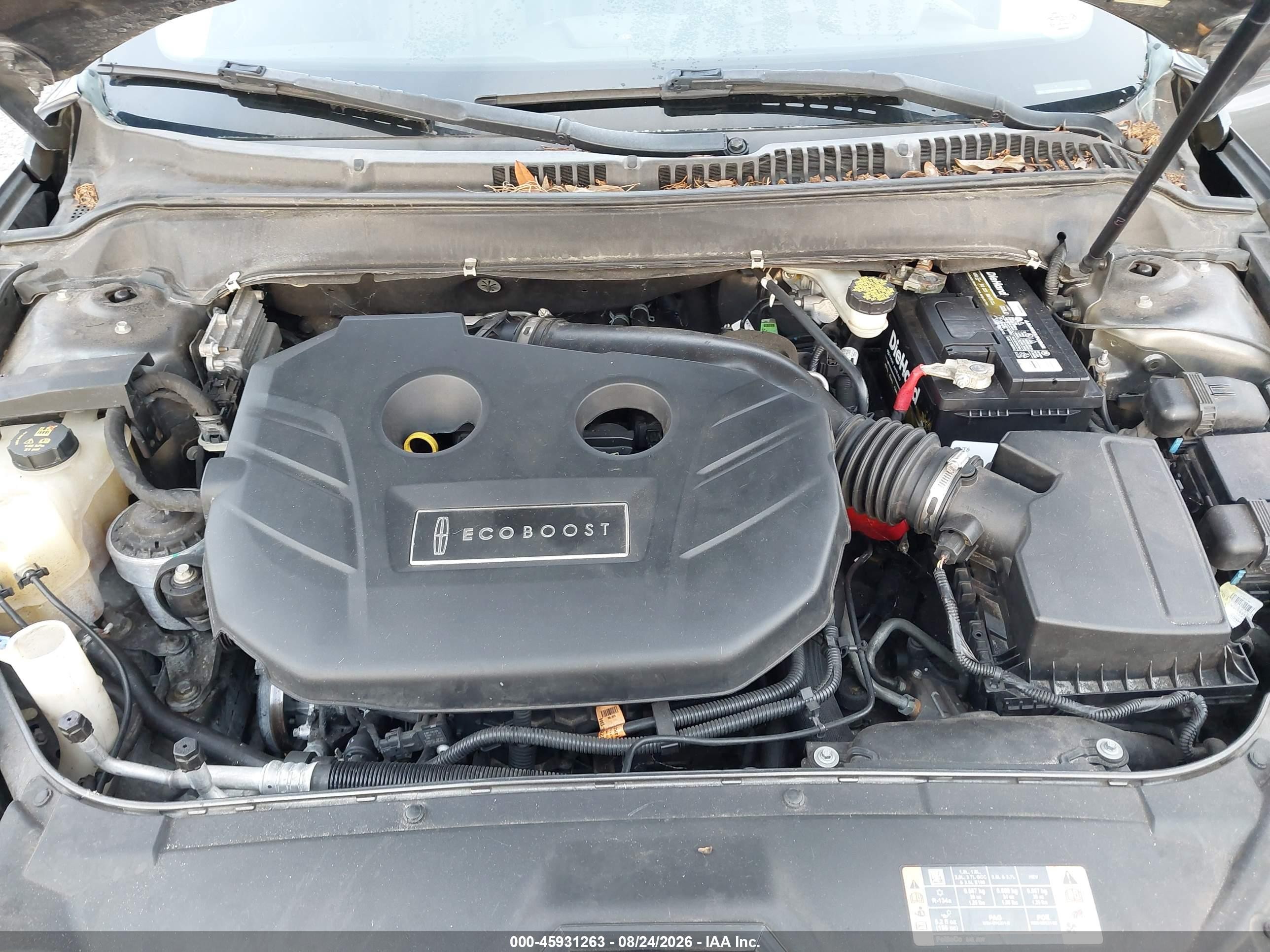 2015 Lincoln Mkz   Серый vin: 3LN6L2G90FR611961