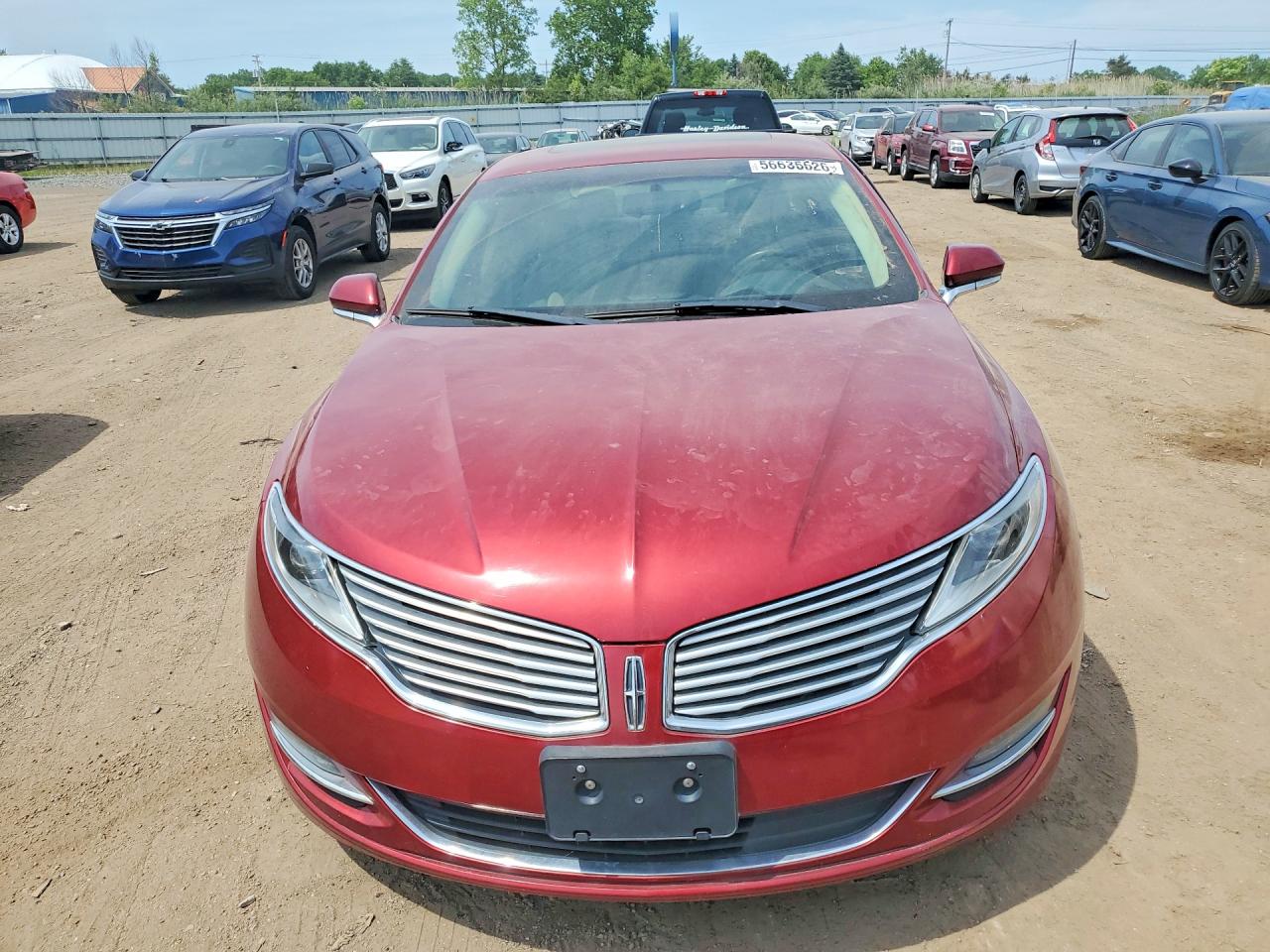 2015 Lincoln Mkz Maroon vin: 3LN6L2G90FR619168