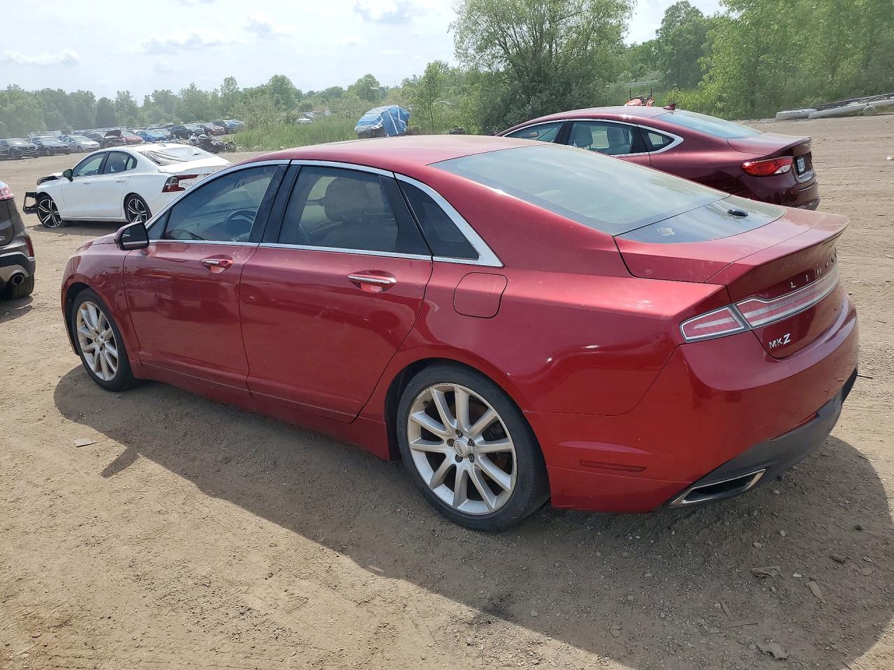 2015 Lincoln Mkz Maroon vin: 3LN6L2G90FR619168