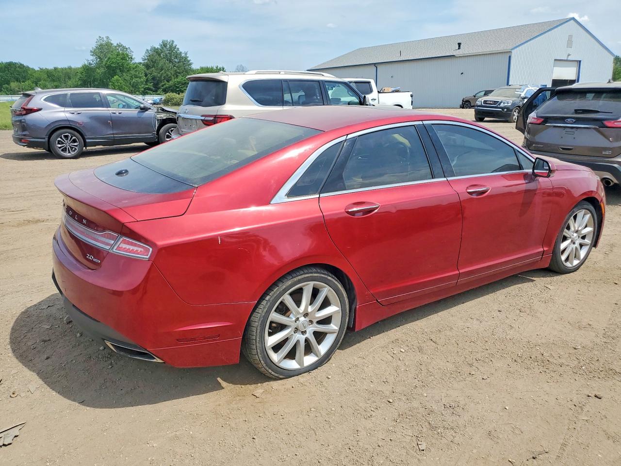 2015 Lincoln Mkz Maroon vin: 3LN6L2G90FR619168