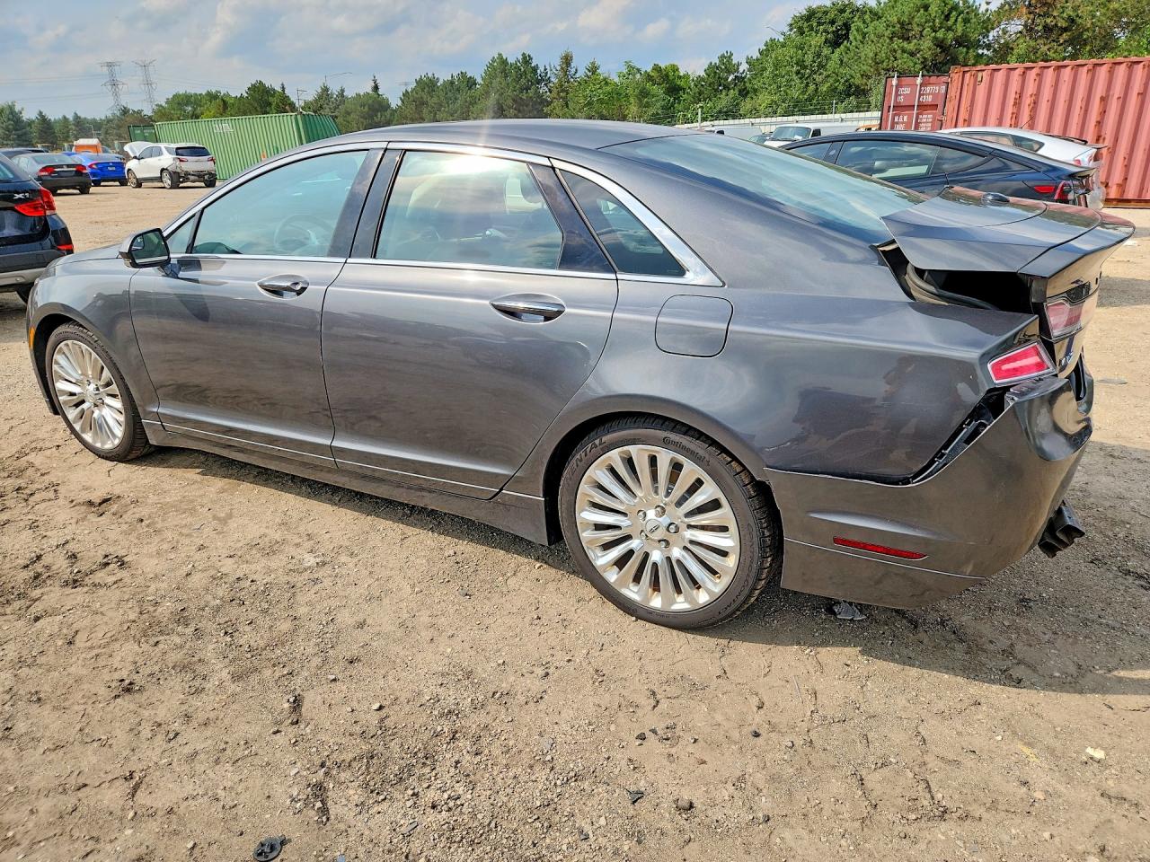 2015 Lincoln Mkz Gray vin: 3LN6L2G90FR619462