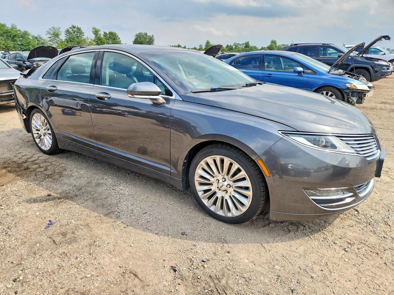 2015 Lincoln Mkz Gray vin: 3LN6L2G90FR619462
